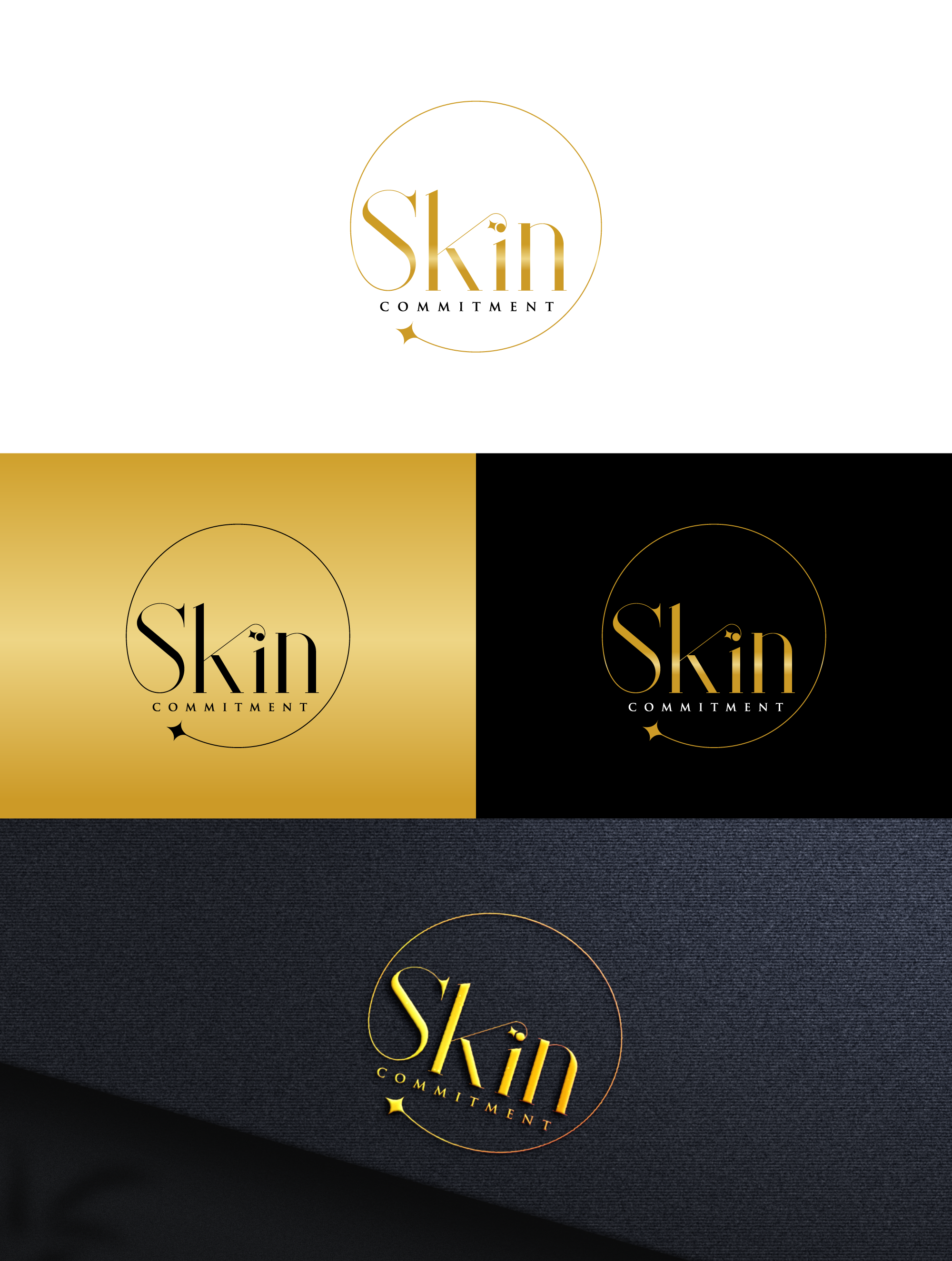 Logo Design by Ellene for skin commitment | Design #31519966