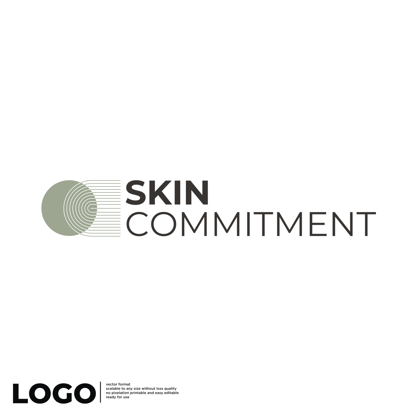 Logo Design by aquila© for skin commitment | Design #31790788