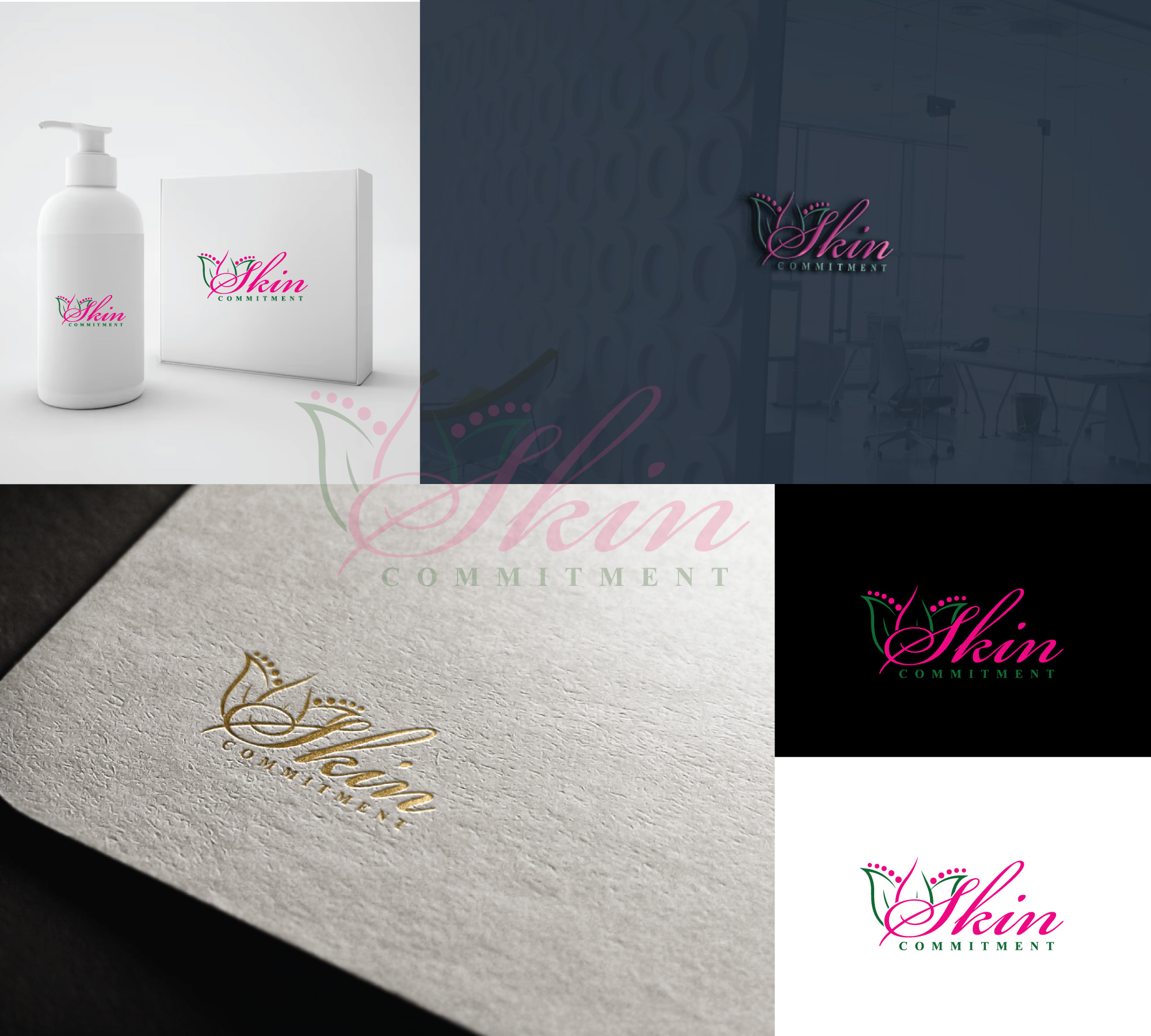 Logo Design by RRR Design for skin commitment | Design #31513706