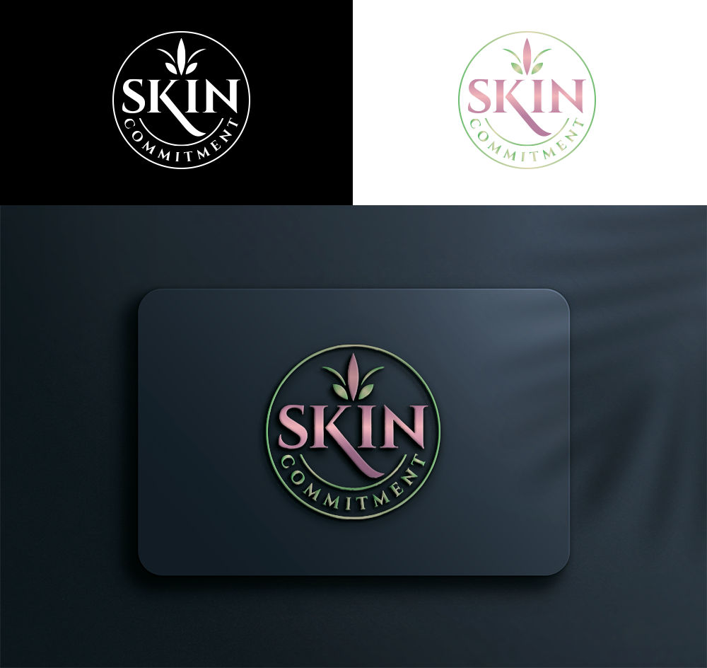 Logo Design by RA-bica for skin commitment | Design #31516376