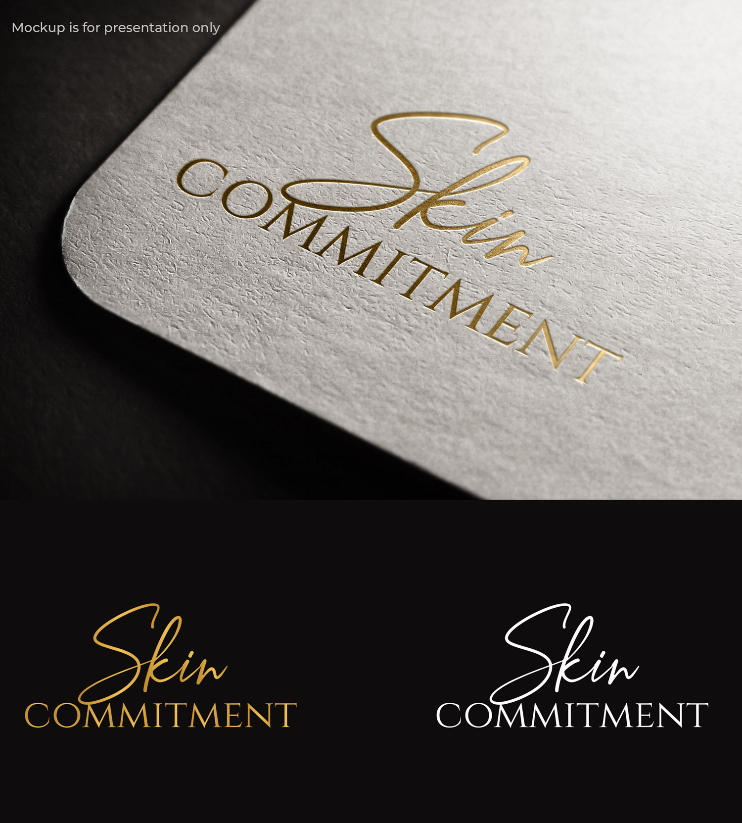 Logo Design by M Art & Design for skin commitment | Design #31515355