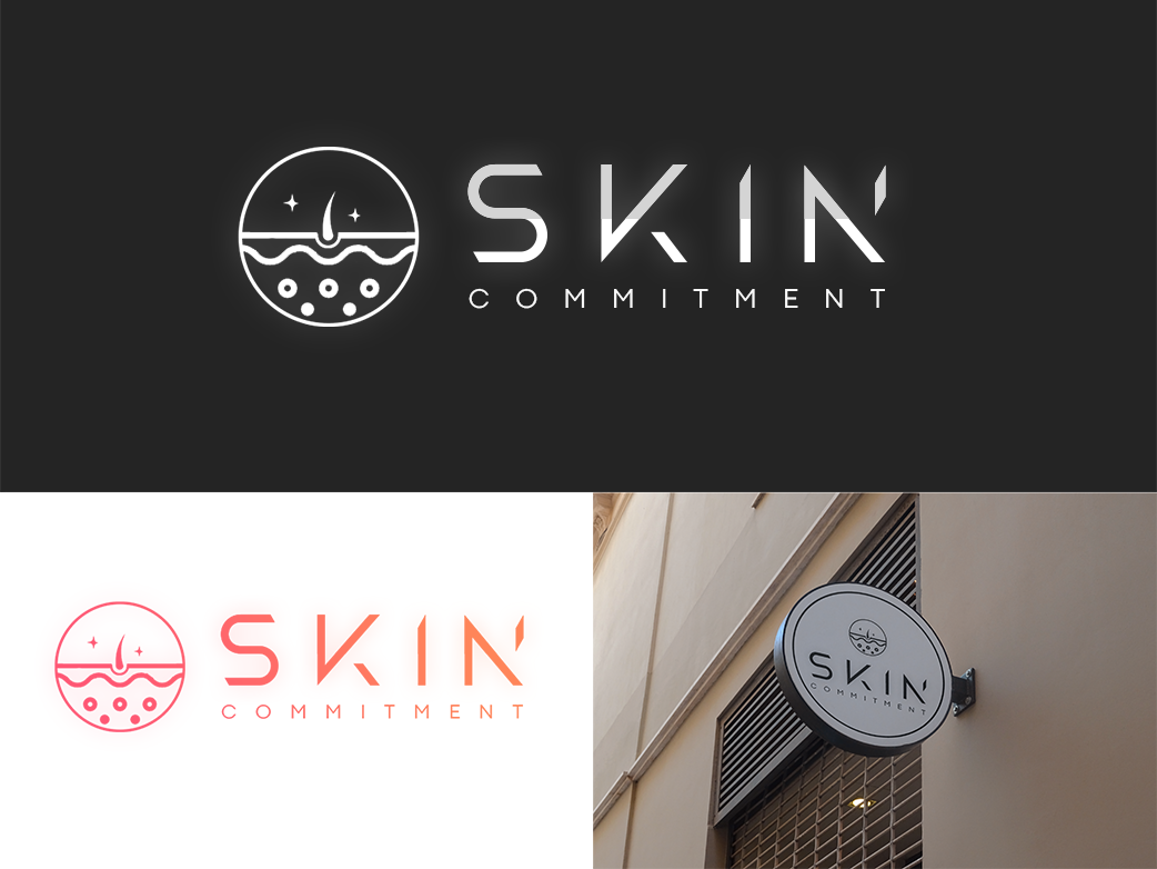 Logo Design by SR Creations. for skin commitment | Design #31626357