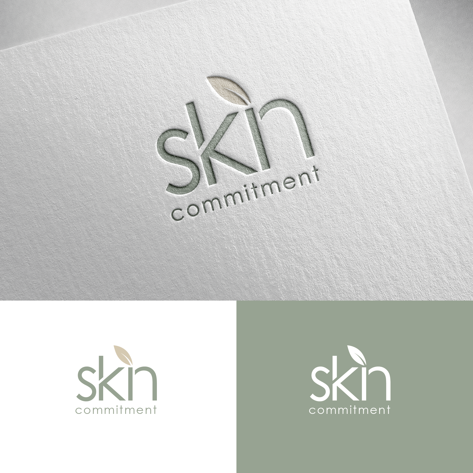 Logo Design by alzac for skin commitment | Design #31789026