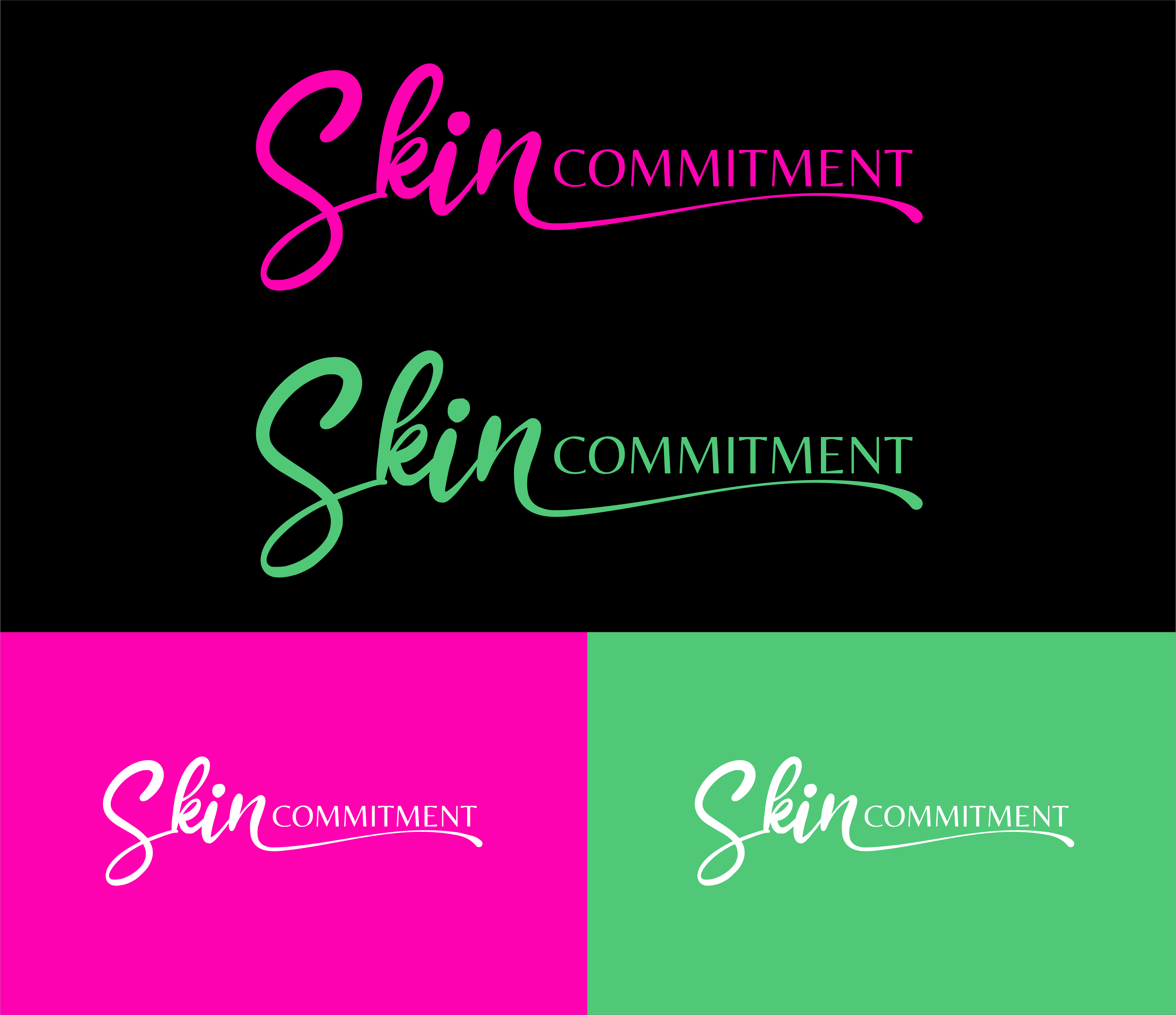 Logo Design by pa2pat for skin commitment | Design #31514734