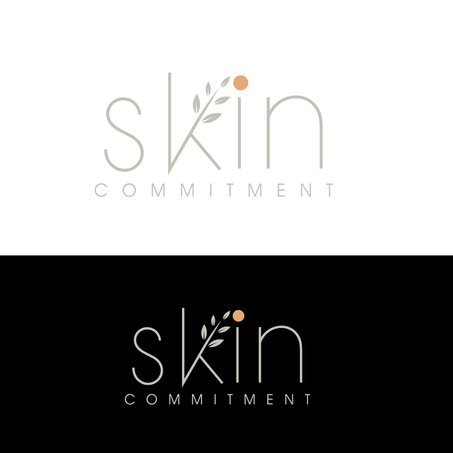 Logo Design by GODDREAMCREATION for skin commitment | Design #31765422