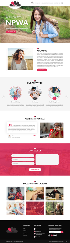 Wordpress Design by pb for this project | Design: #31520014