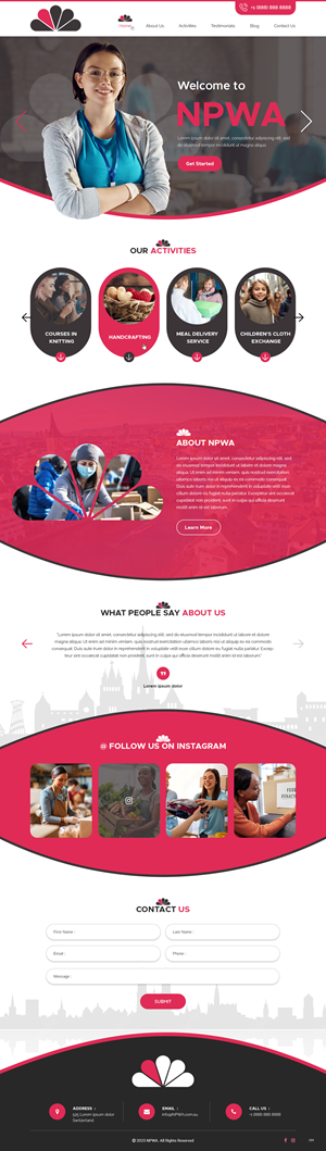 Wordpress Design by pb for this project | Design: #31520030