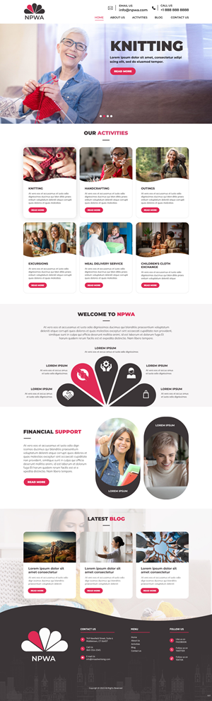 Wordpress Design by pb for this project | Design: #31520033