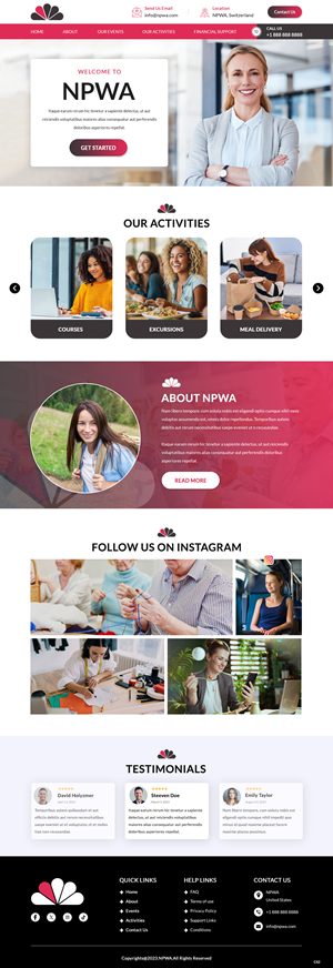 Wordpress Design by pb for this project | Design: #31525521