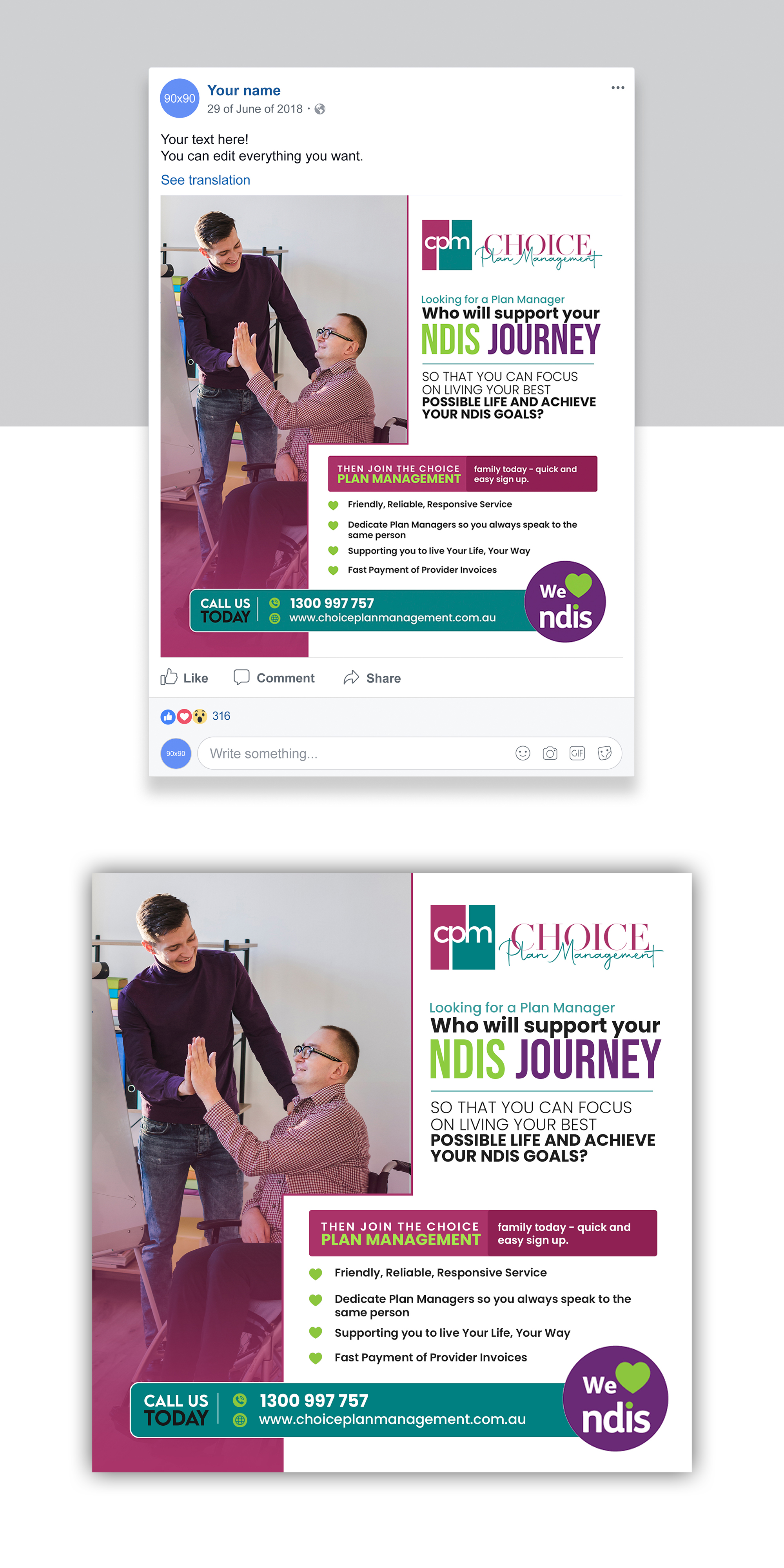 Facebook Design by debdesign for Perfect Balance Financial Services | Design #31543883