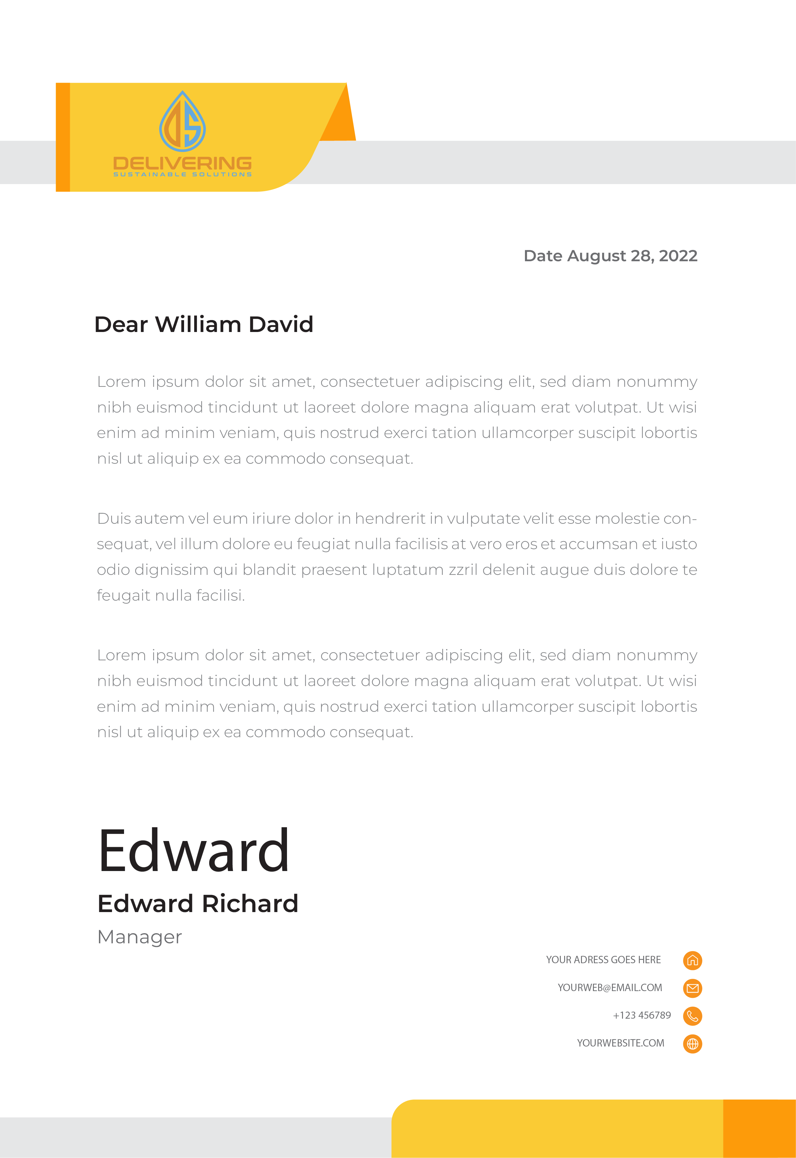Word Template Design by debora.apostolova for this project | Design #31560931