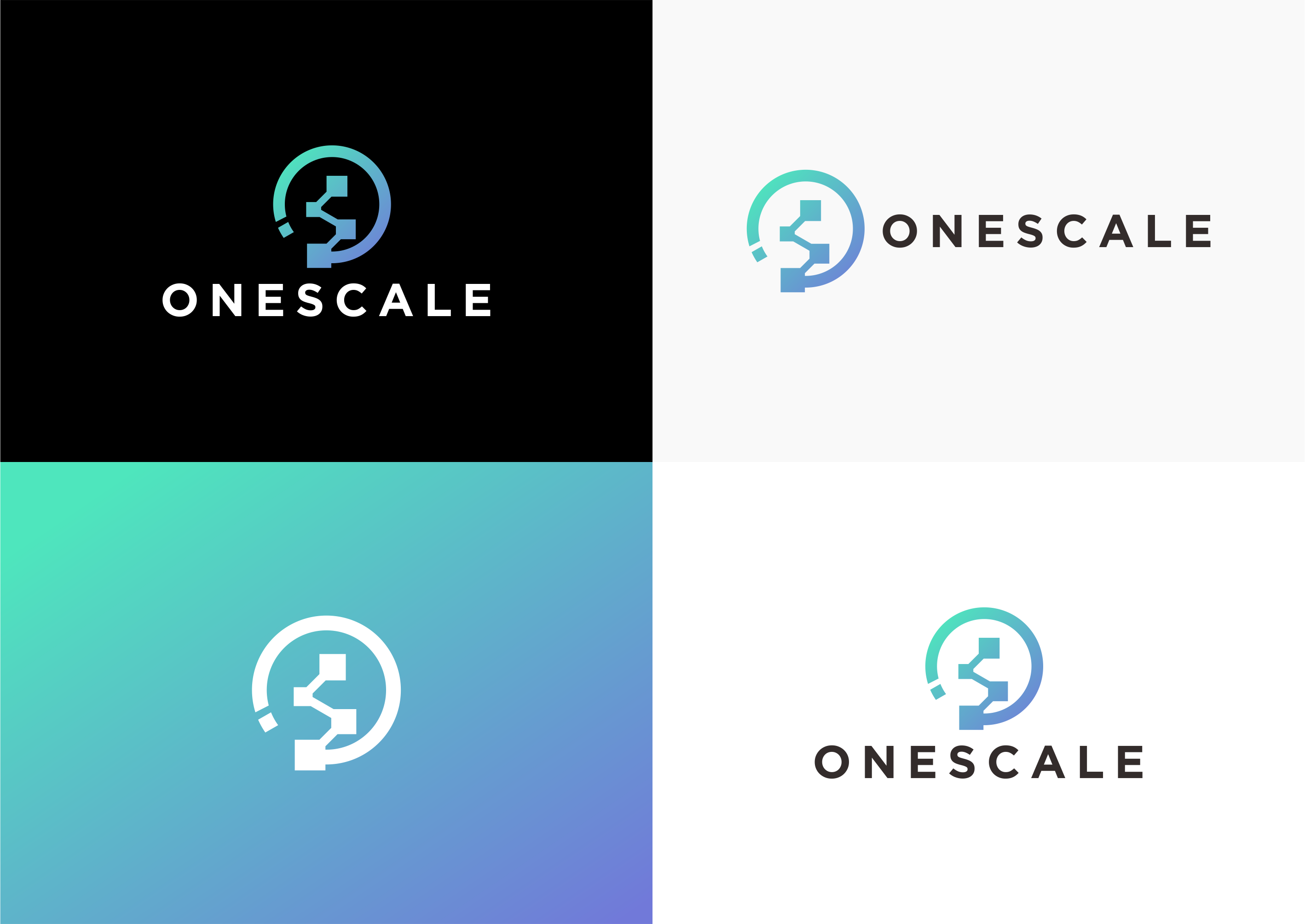 Logo Design by QueenArt for OneScale | Design #31536498
