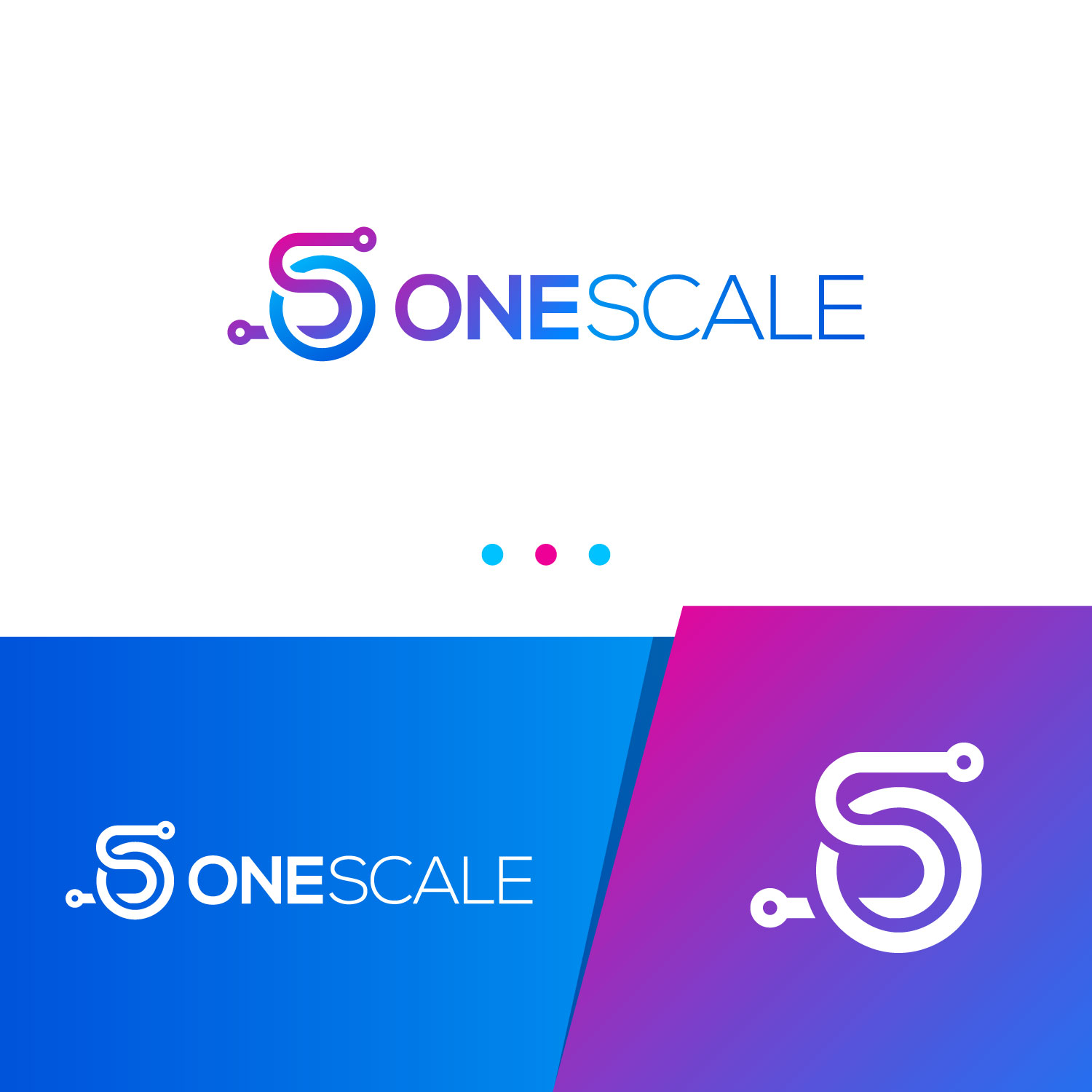 Logo Design by Revolt Team for OneScale | Design #31544201