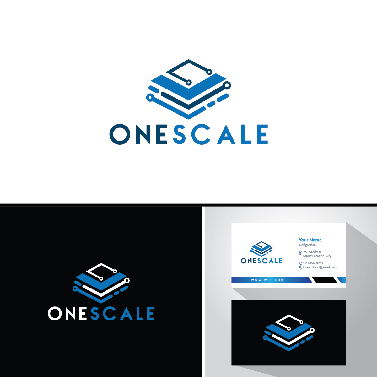 Logo Design by Deziners Zone for OneScale | Design #31523222