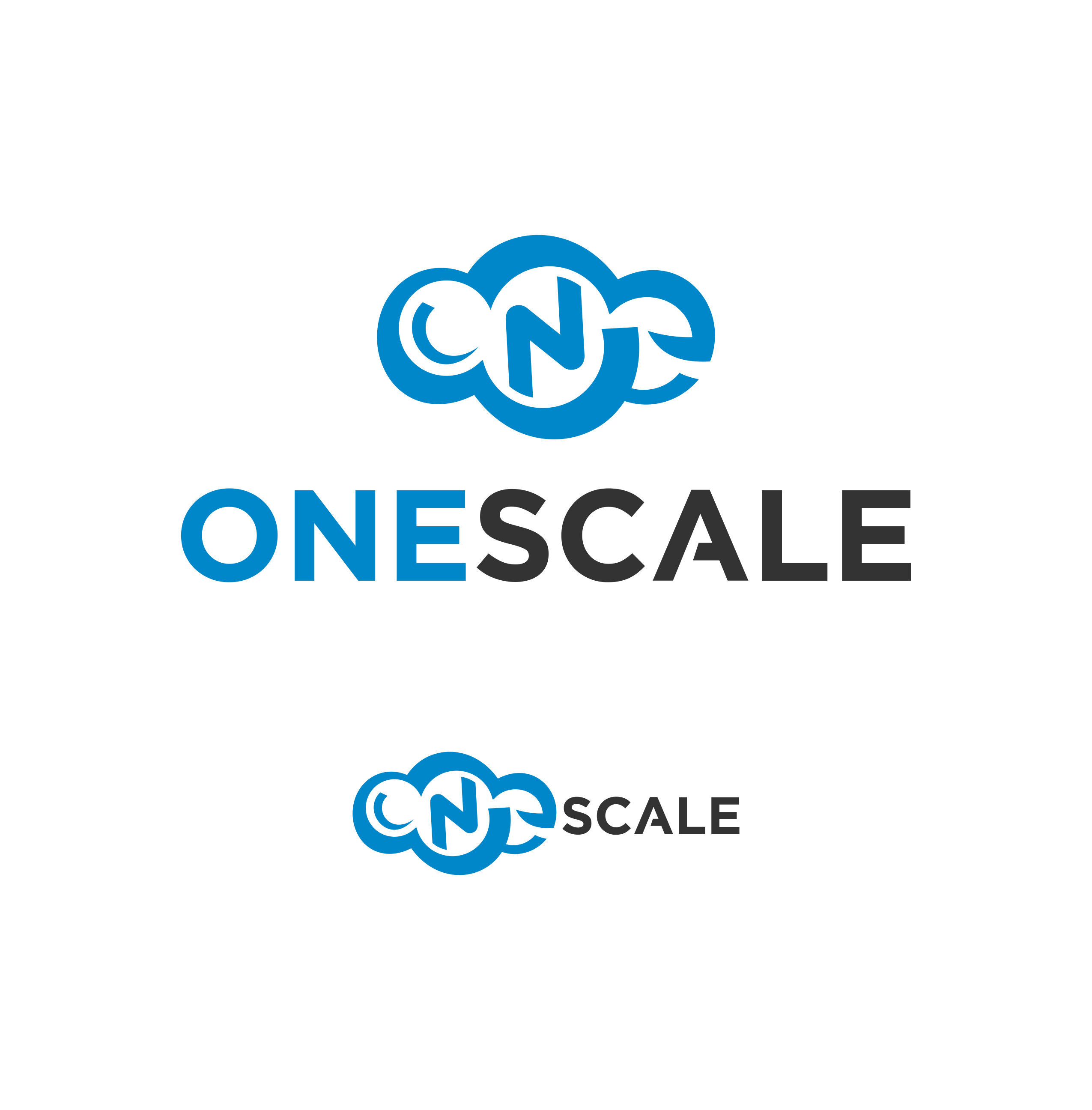 Logo Design by ERLANDO RONTE RDJ for OneScale | Design #31521476
