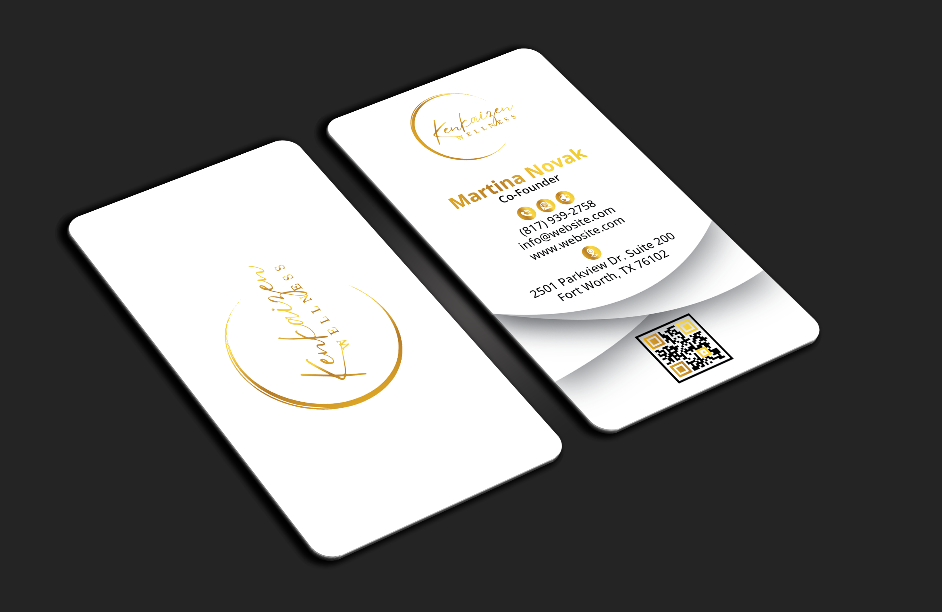 Business Card Design by DesignerShahadat for KenKaizen Wellness | Design #31528877