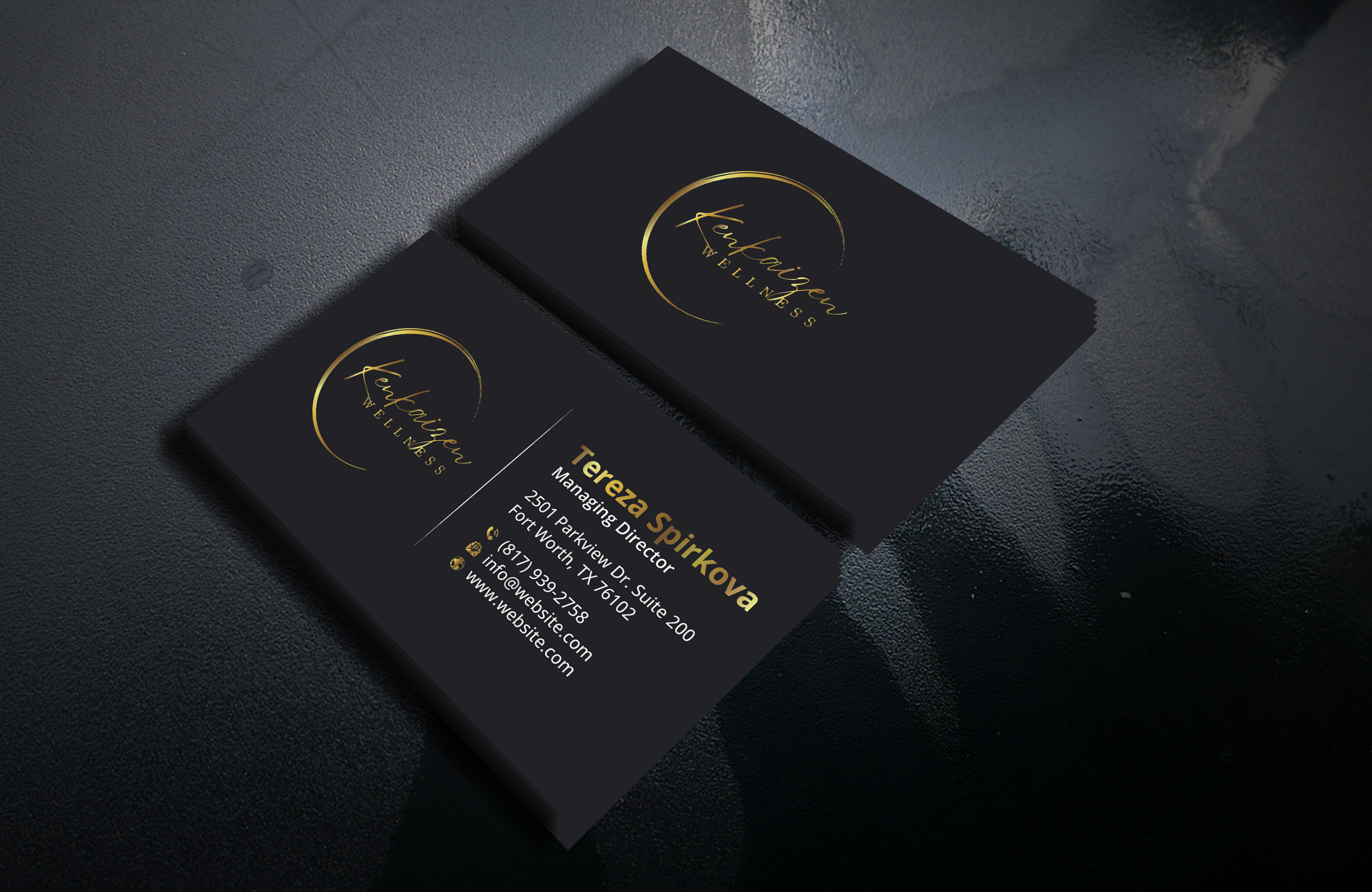 Business Card Design by DesignerShahadat for KenKaizen Wellness | Design #31528955