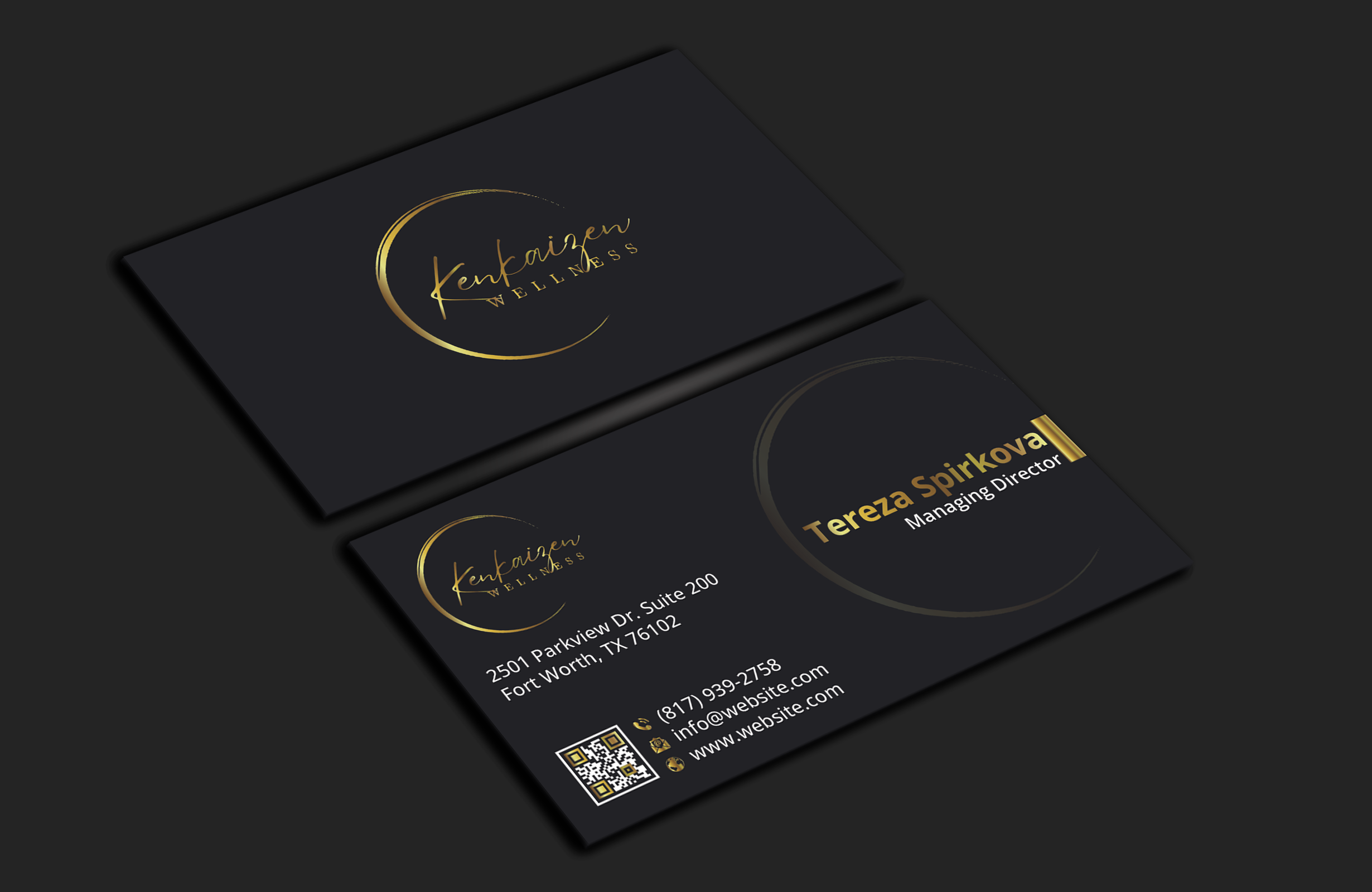 Design de Carte de Visite par DesignerShahadat pour KenKaizen Wellness | Design #31529431