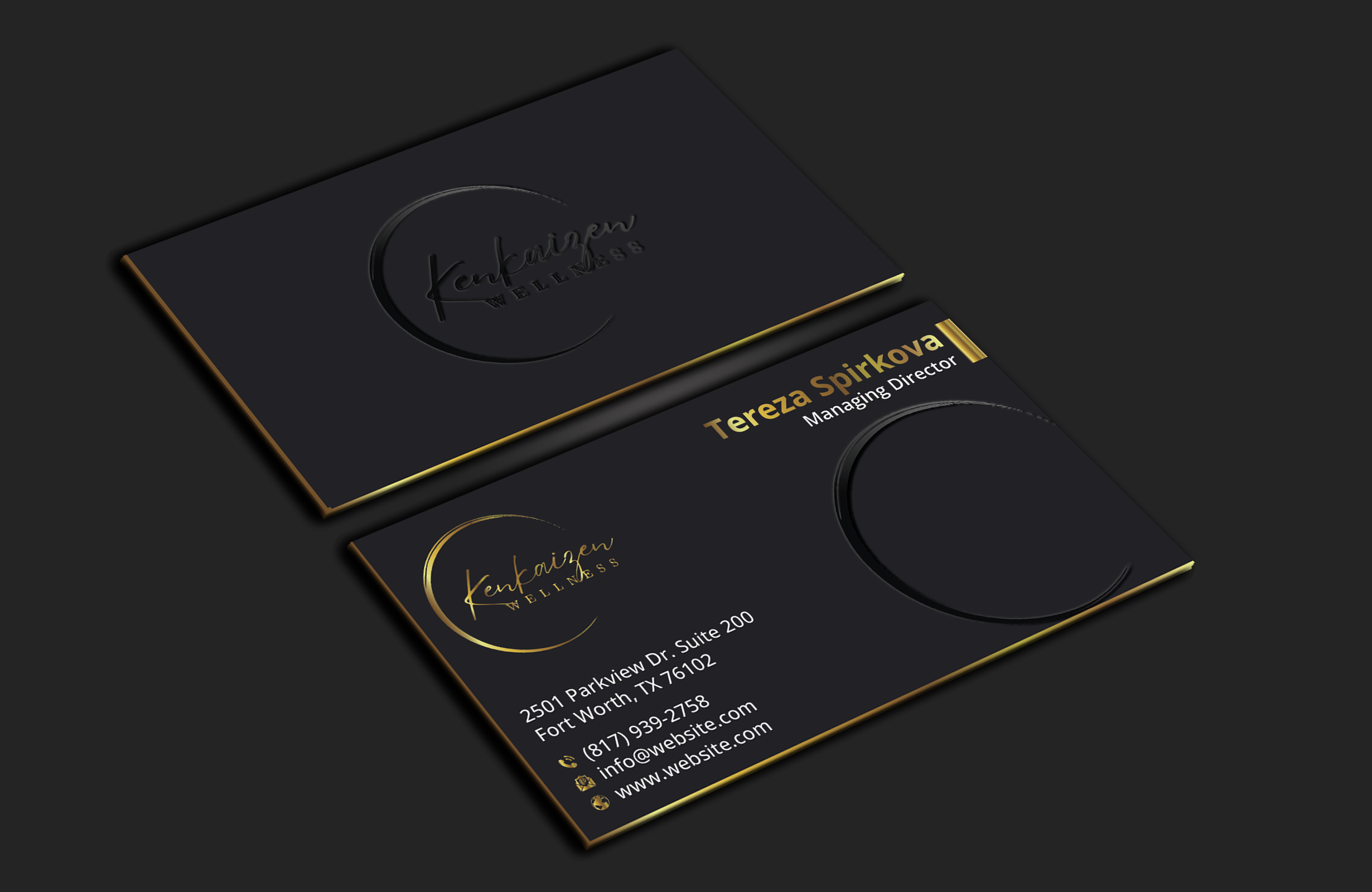 Business Card Design by DesignerShahadat for KenKaizen Wellness | Design #31529489