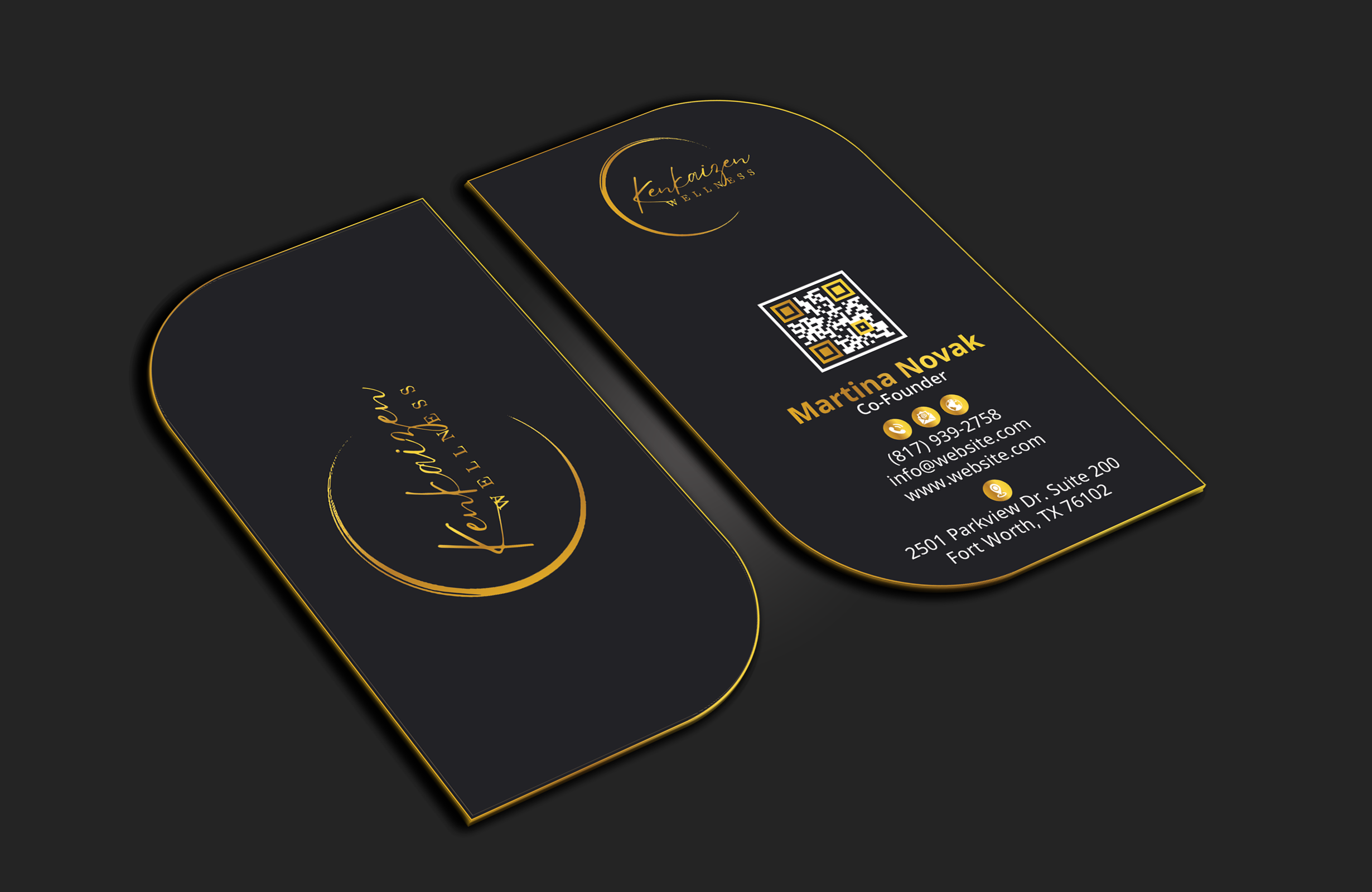 Business Card Design by DesignerShahadat for KenKaizen Wellness | Design #31529553