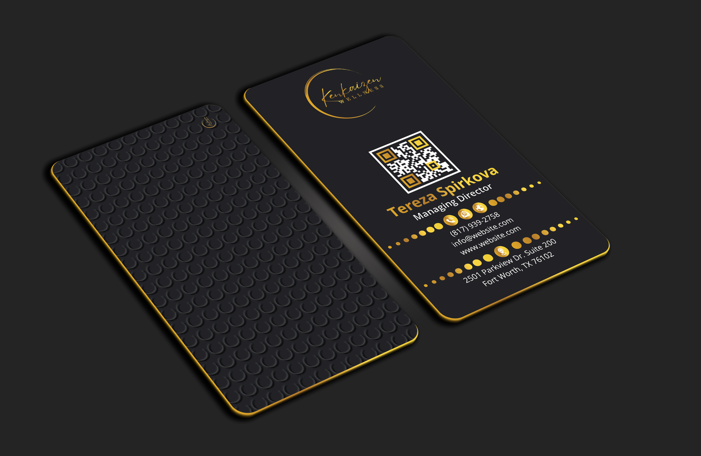 Business Card Design by DesignerShahadat for KenKaizen Wellness | Design #31530656