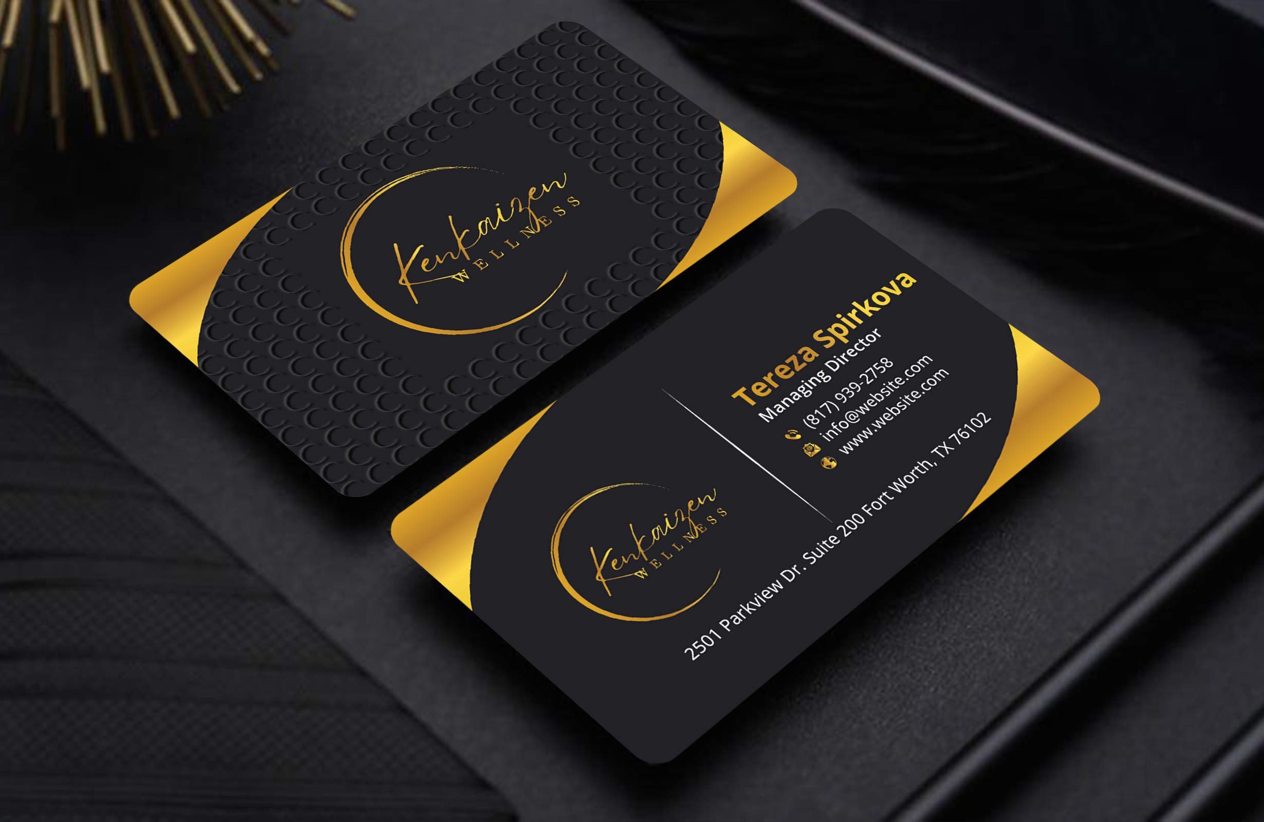 Design de Carte de Visite par DesignerShahadat pour KenKaizen Wellness | Design #31530664
