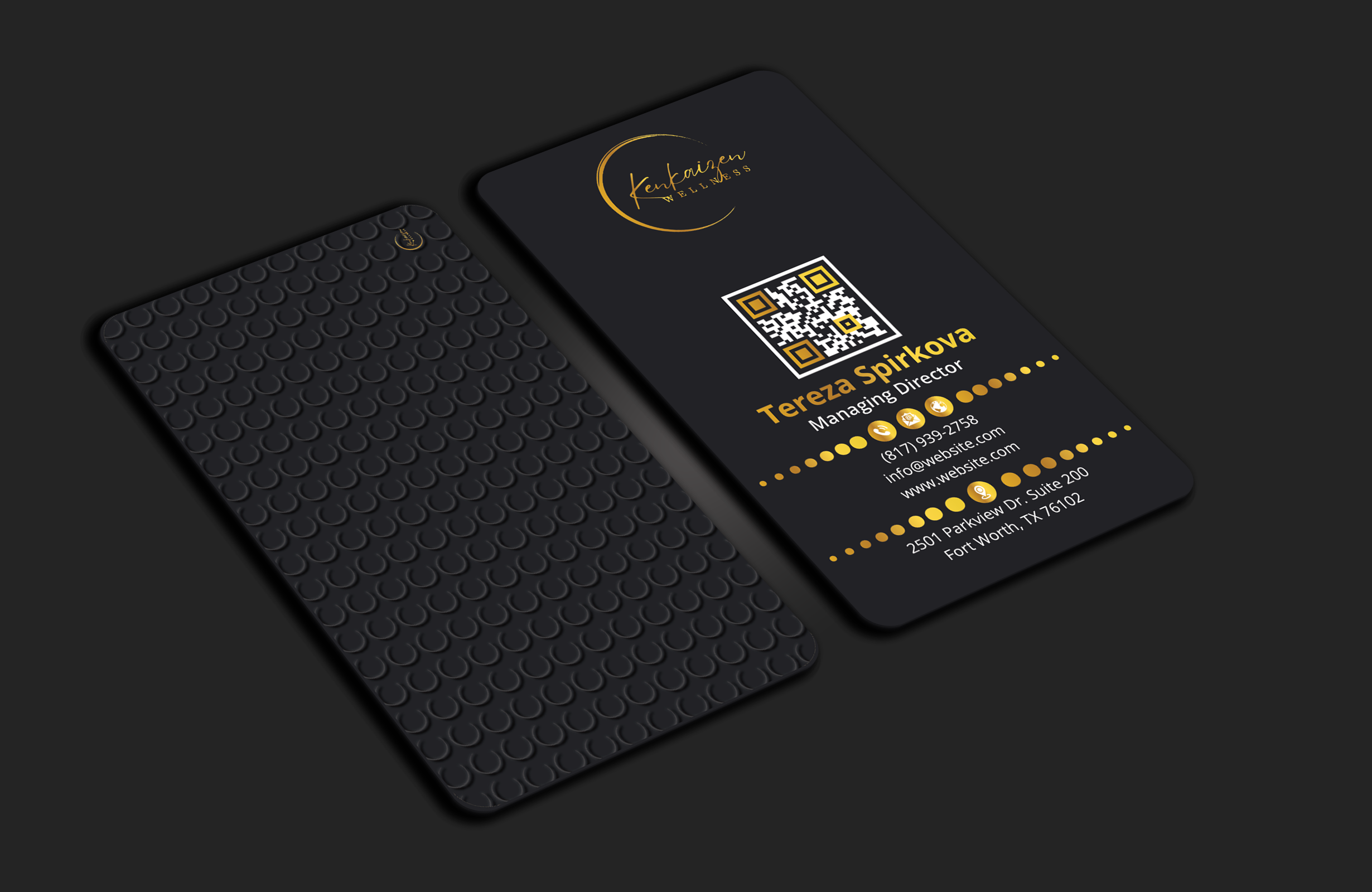 Business Card Design by DesignerShahadat for KenKaizen Wellness | Design #31530672