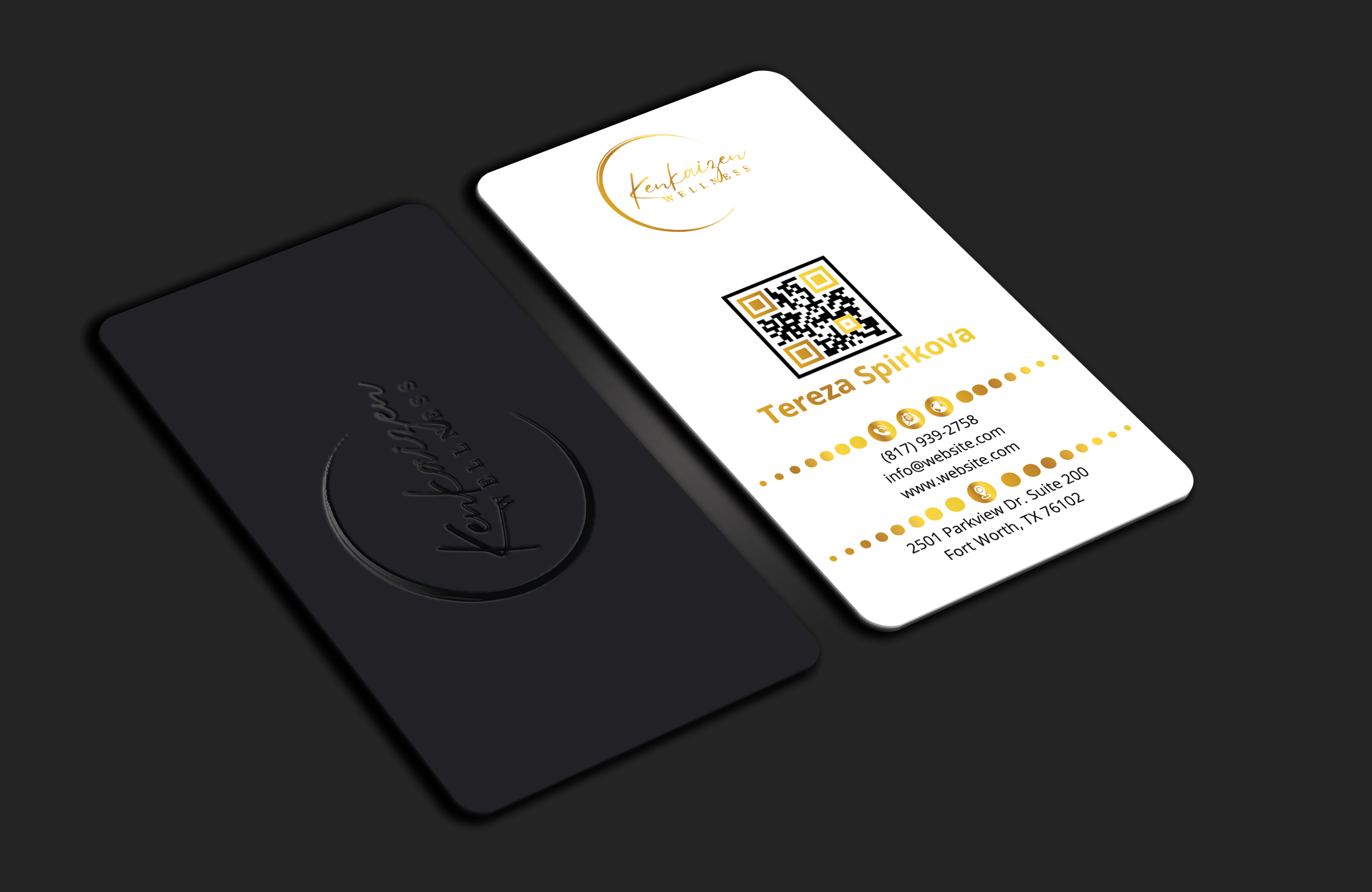 Business Card Design by DesignerShahadat for KenKaizen Wellness | Design #31530684