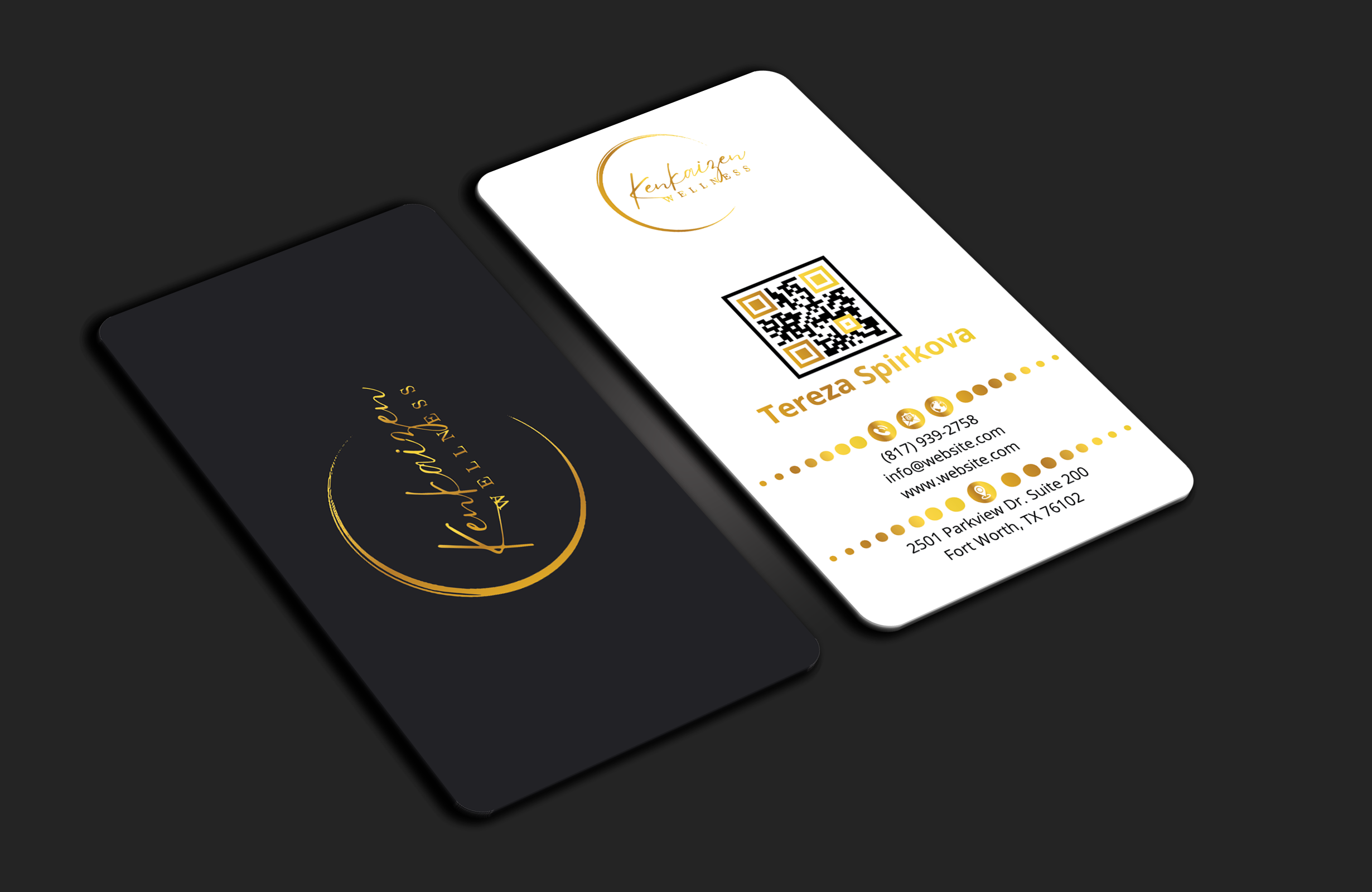Business Card Design by DesignerShahadat for KenKaizen Wellness | Design #31530686