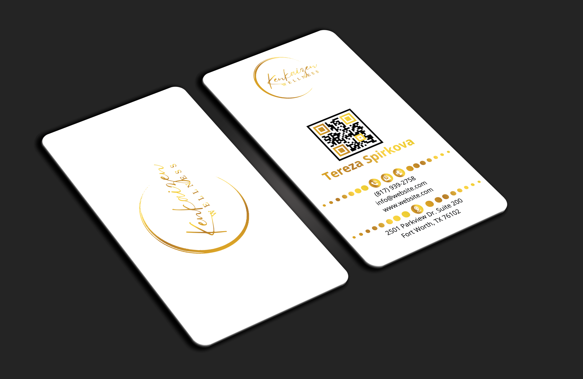 Business Card Design by DesignerShahadat for KenKaizen Wellness | Design #31530689