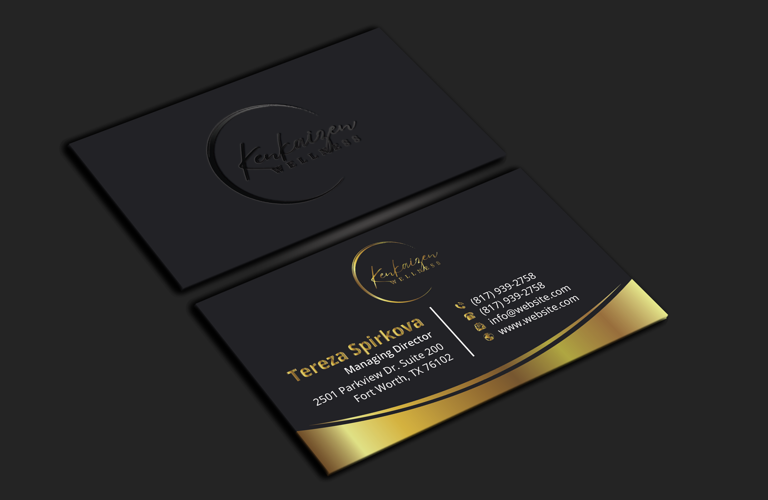 Business Card Design by DesignerShahadat for KenKaizen Wellness | Design #31532058