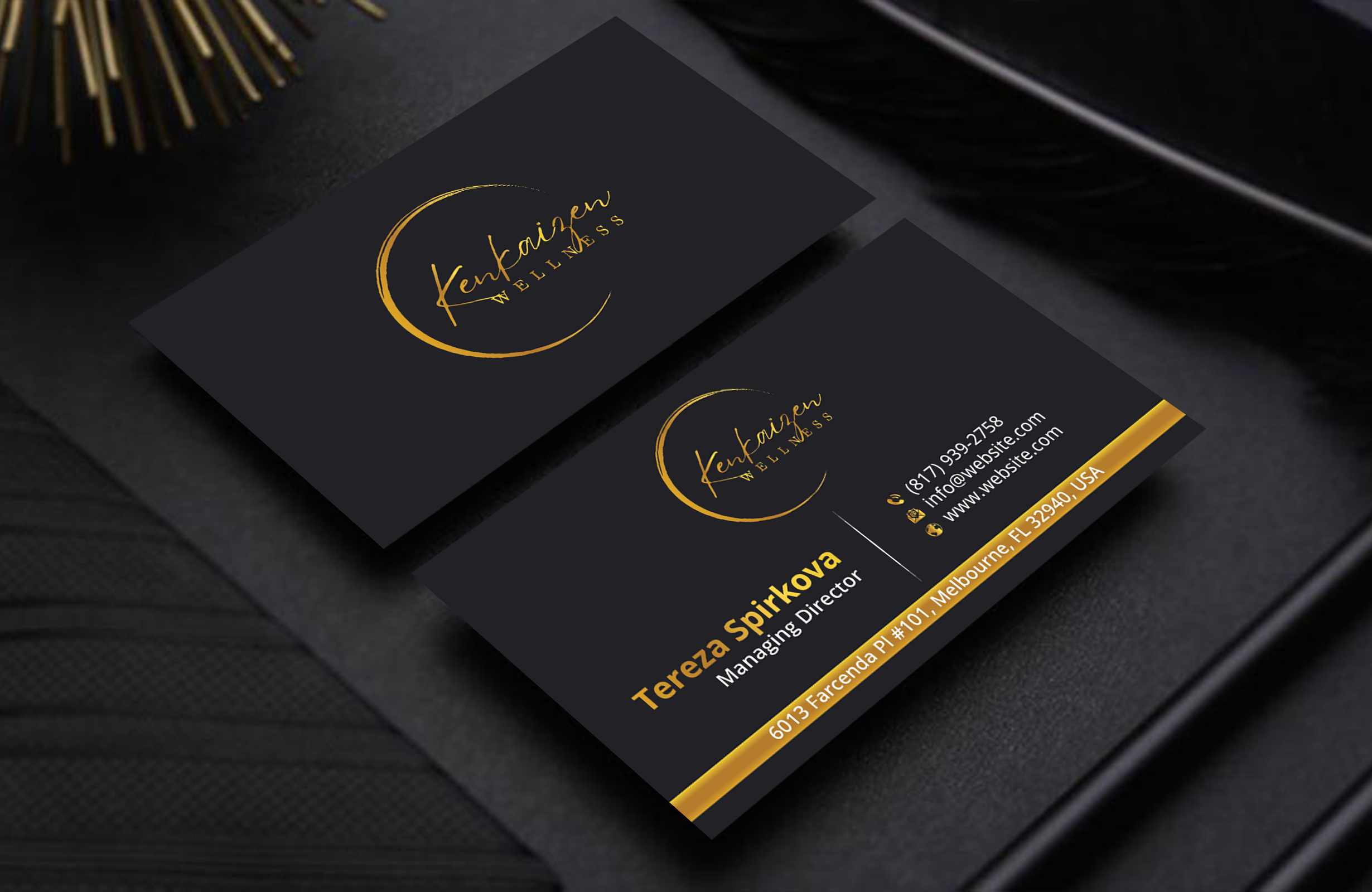 Business Card Design by DesignerShahadat for KenKaizen Wellness | Design #31532059