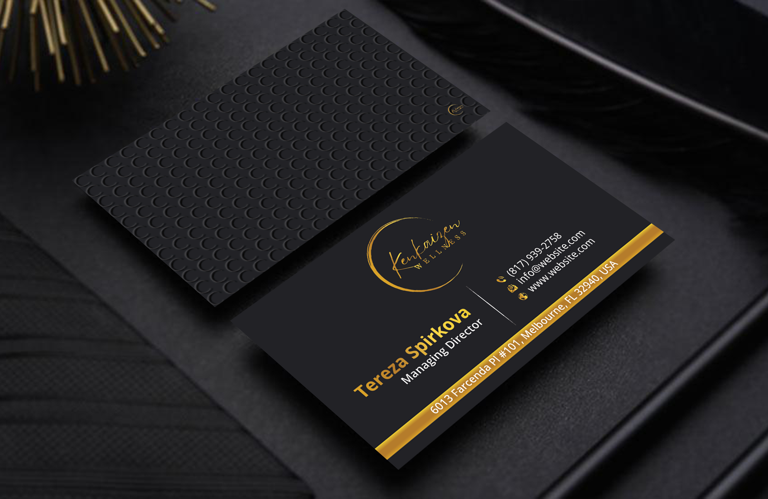 Business Card Design by DesignerShahadat for KenKaizen Wellness | Design #31532062