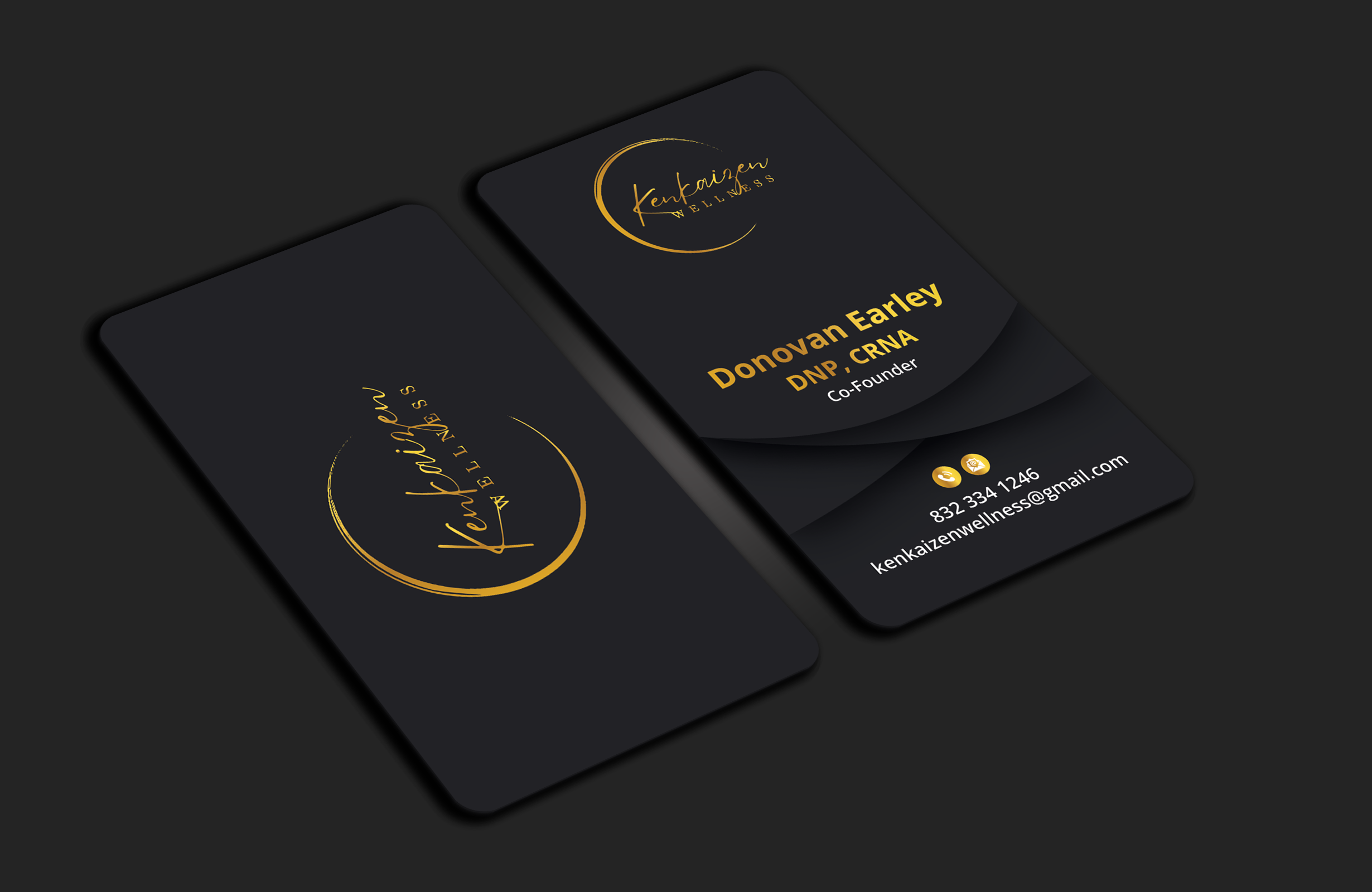 Business Card Design by DesignerShahadat for KenKaizen Wellness | Design #31537397