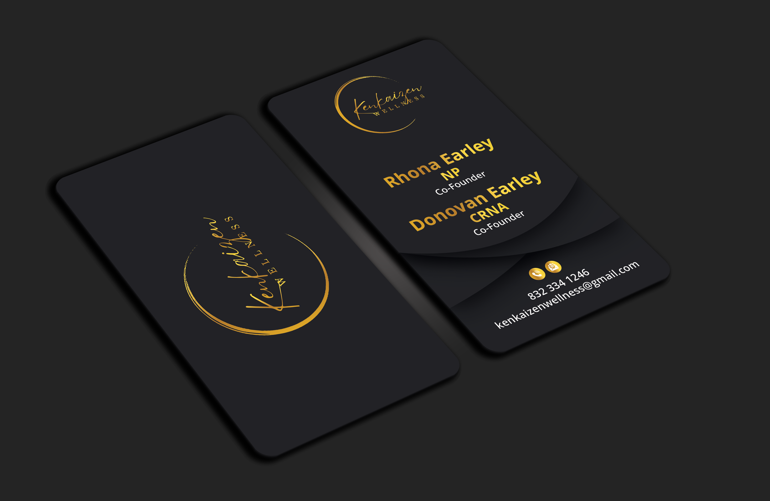 Diseño de Tarjeta de Presentación por DesignerShahadat para KenKaizen Wellness | Diseño #31537617