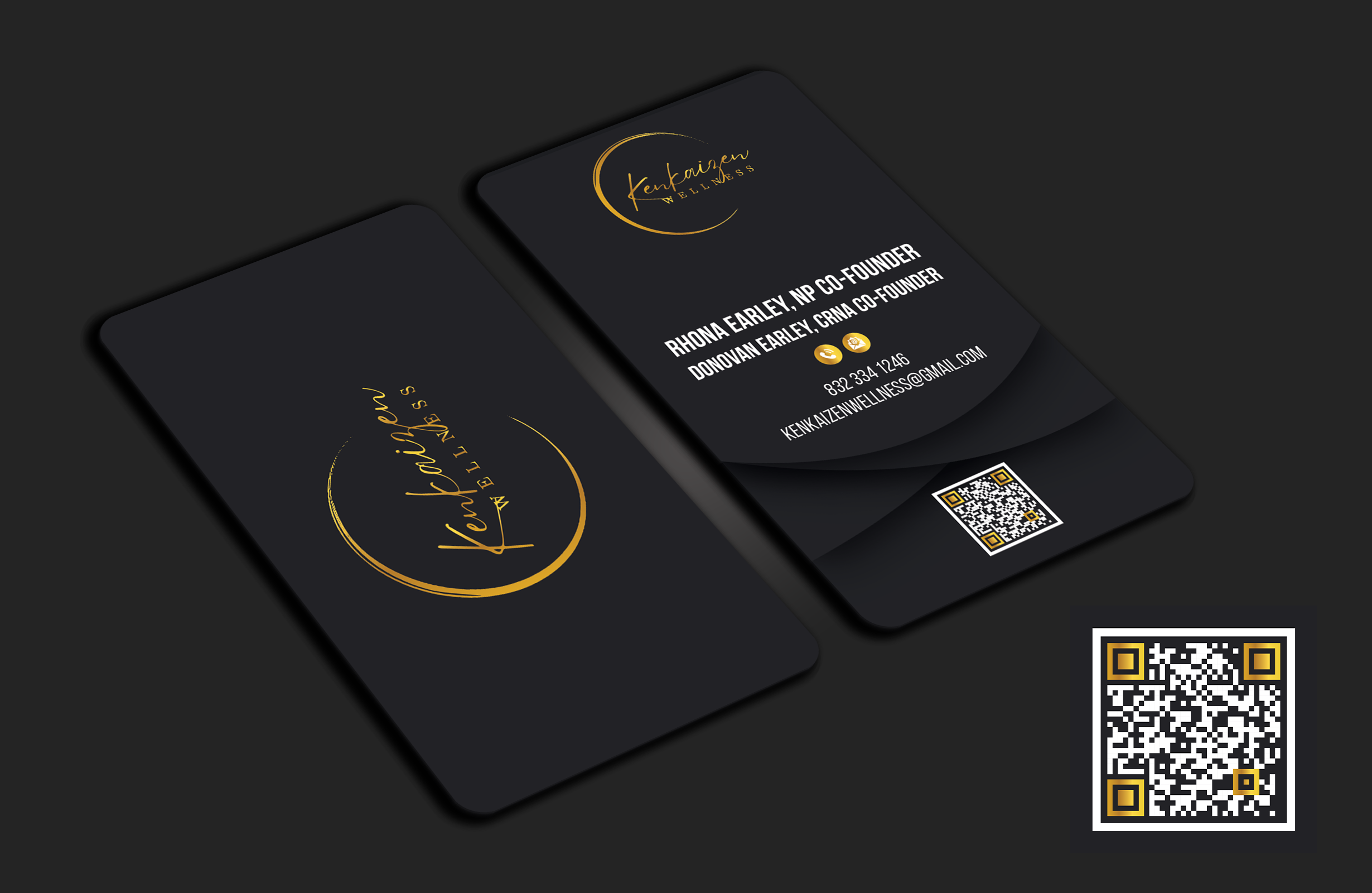 Business Card Design by DesignerShahadat for KenKaizen Wellness | Design #31537990