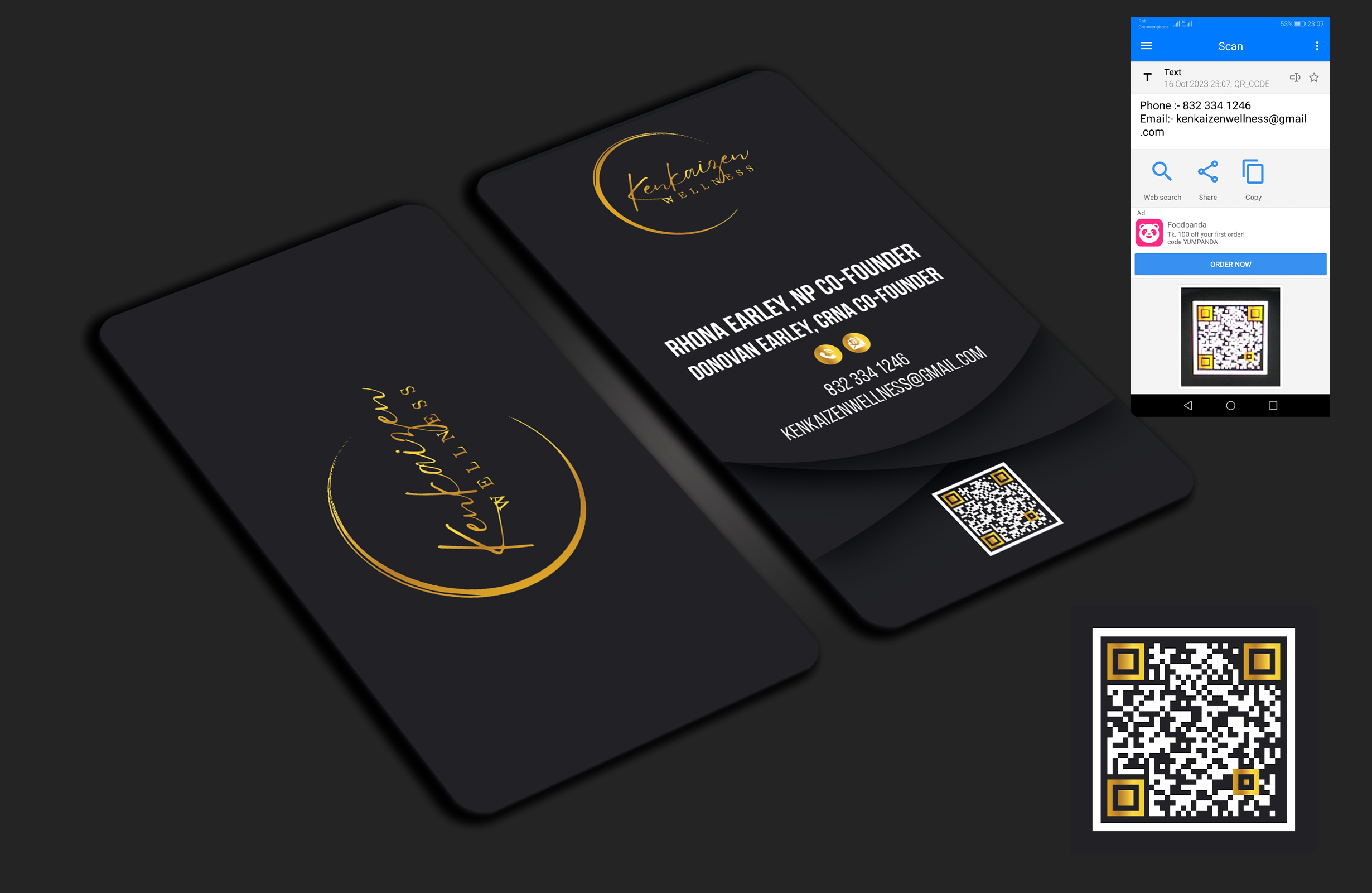 Business Card Design by DesignerShahadat for KenKaizen Wellness | Design #31538003