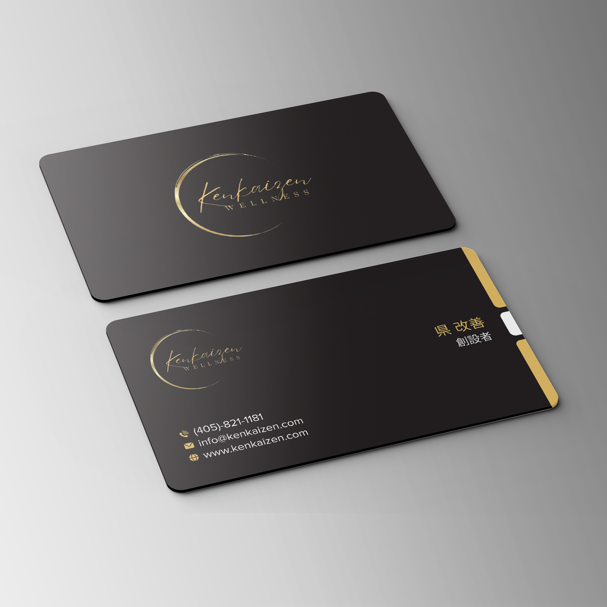 Business Card Design by Bikash Das for KenKaizen Wellness | Design #31526425