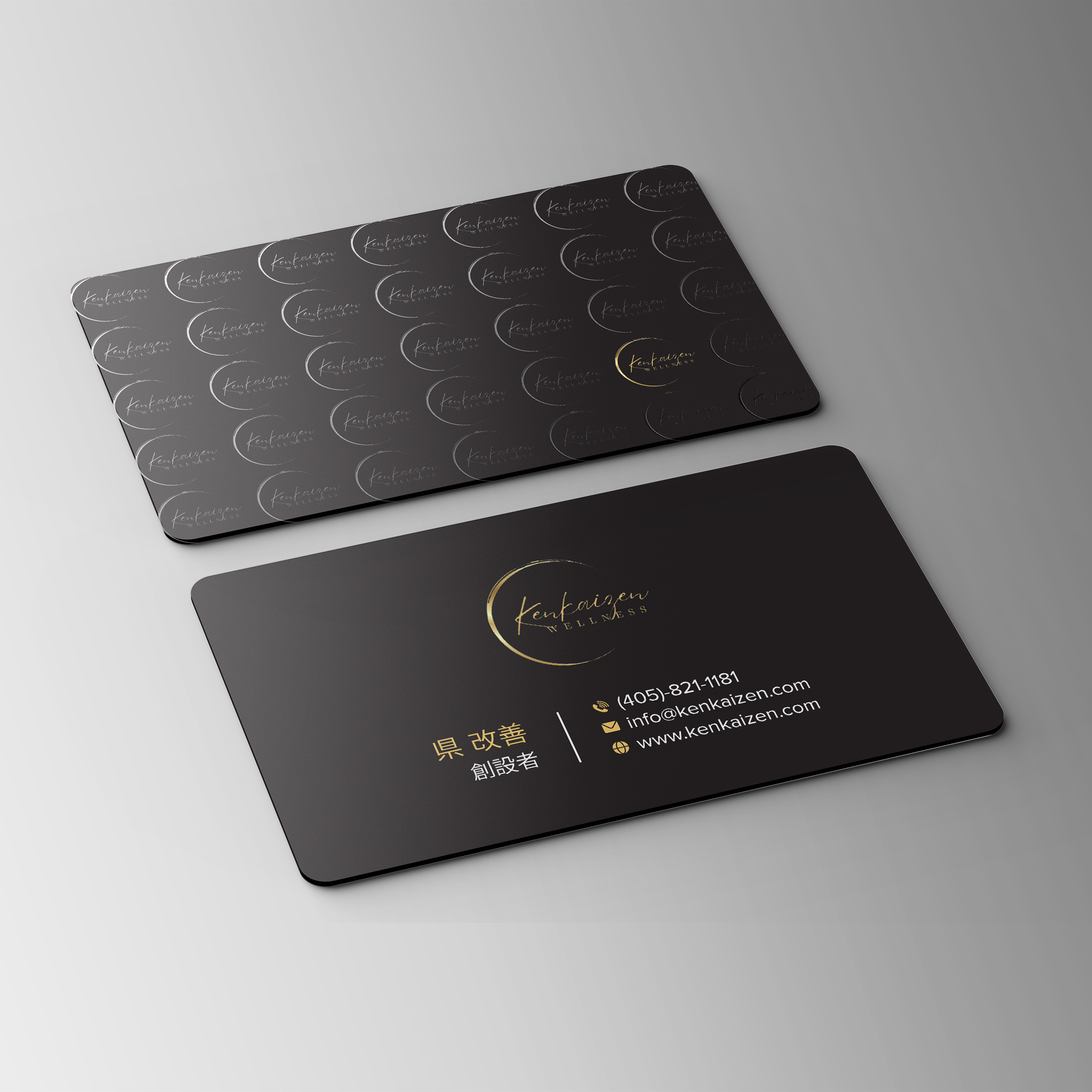Business Card Design by Bikash Das for KenKaizen Wellness | Design #31526476