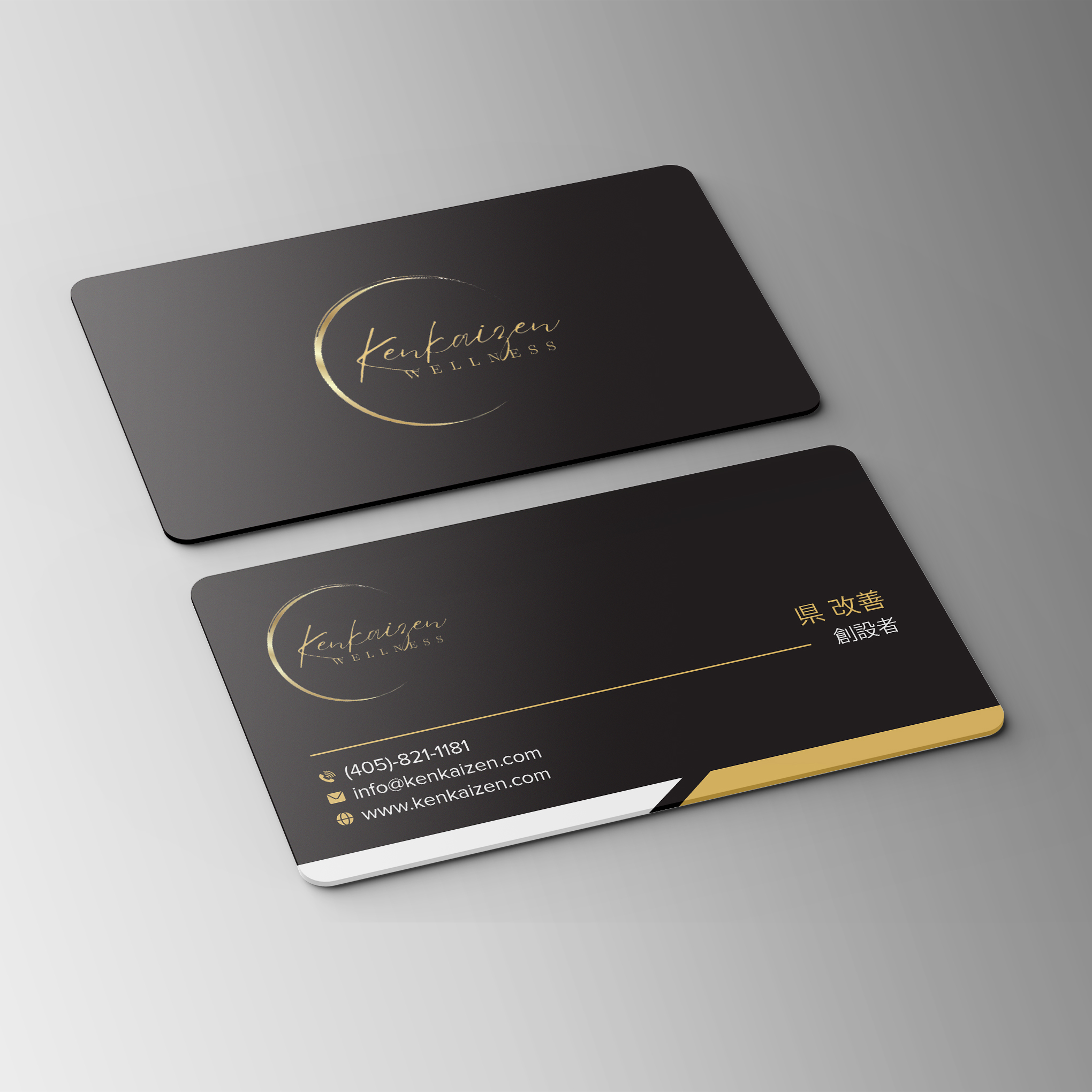 Business Card Design by Bikash Das for KenKaizen Wellness | Design #31528899