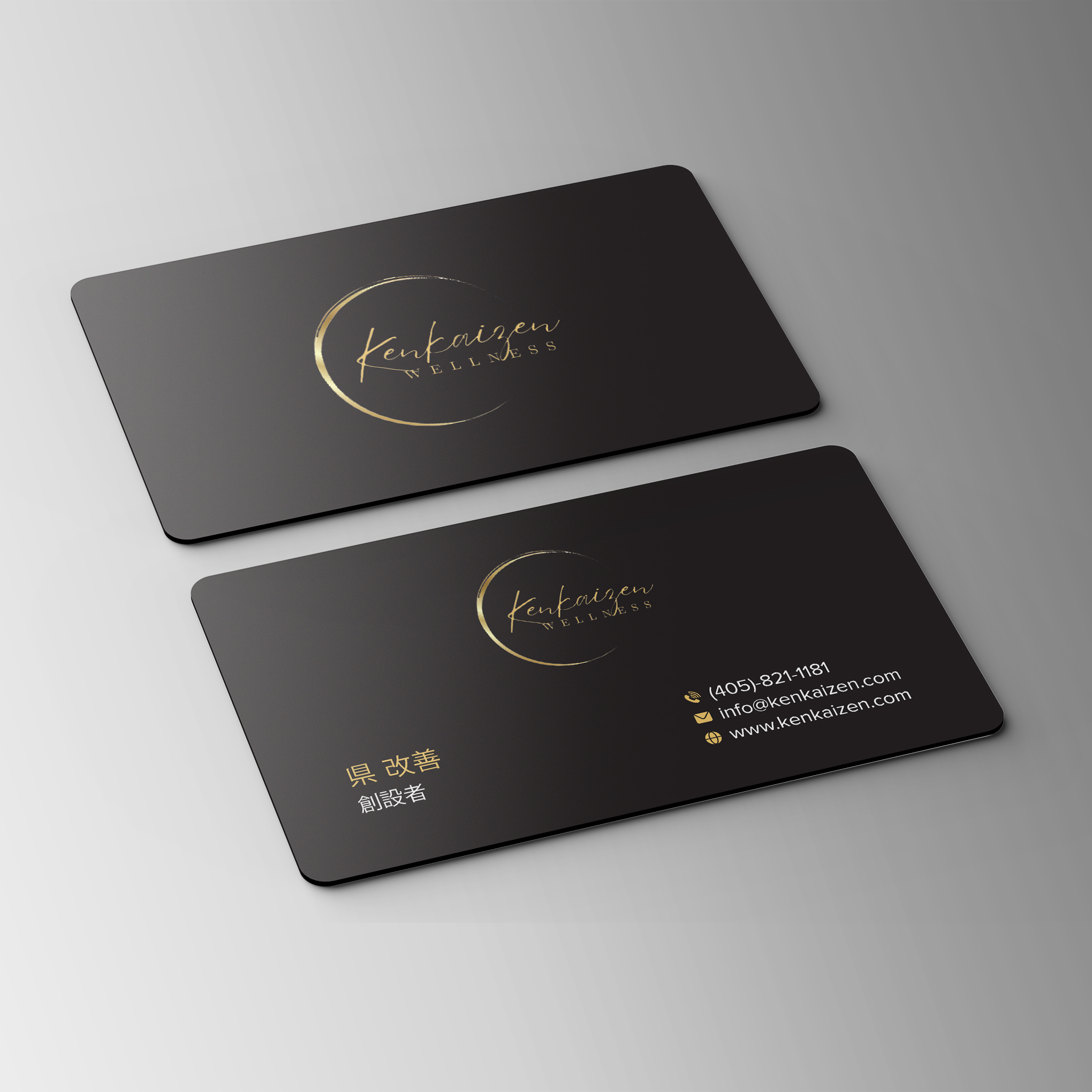 Business Card Design by Bikash Das for KenKaizen Wellness | Design #31528913