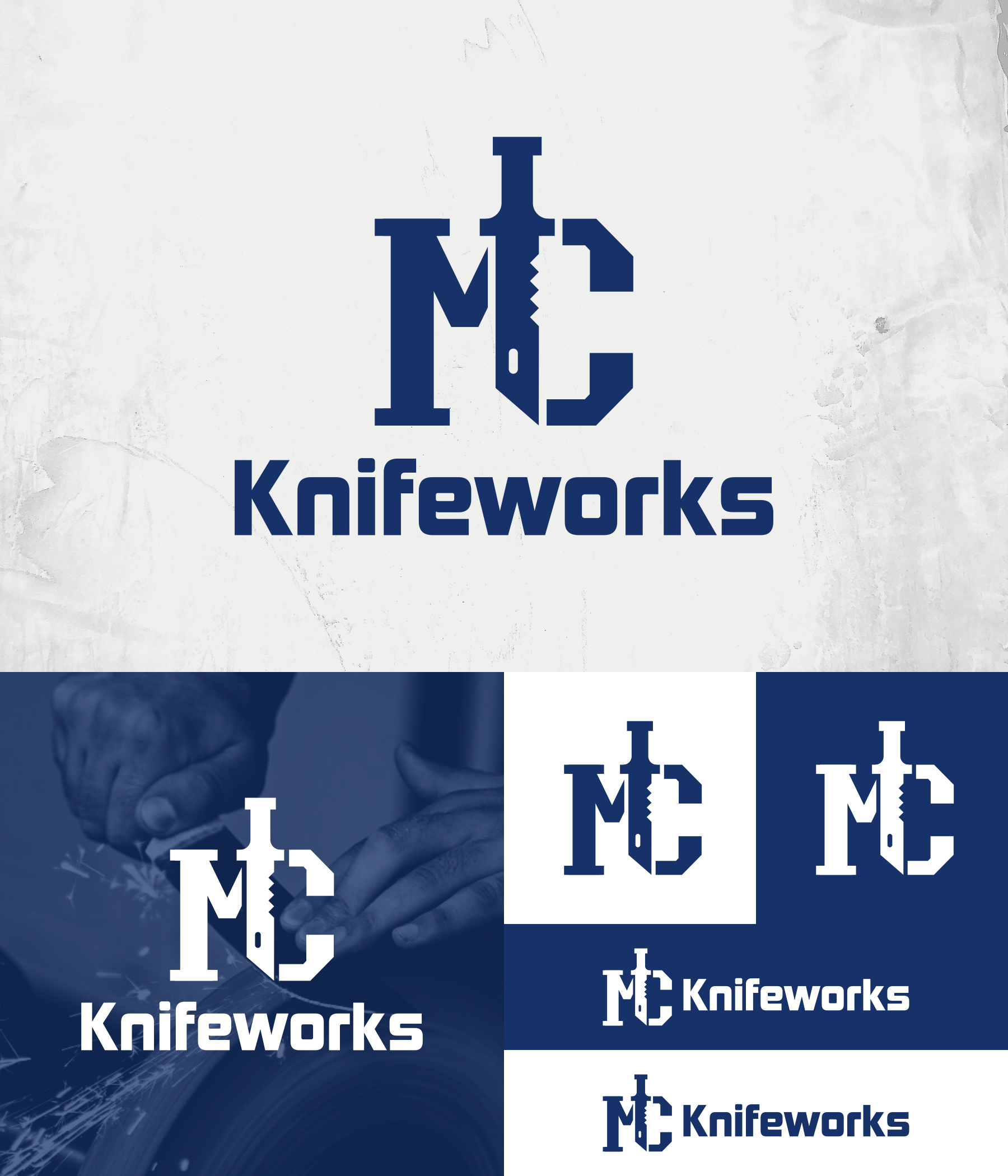 Logo Design by Aezakmi for M.C. Knifeworks | Design #31562603