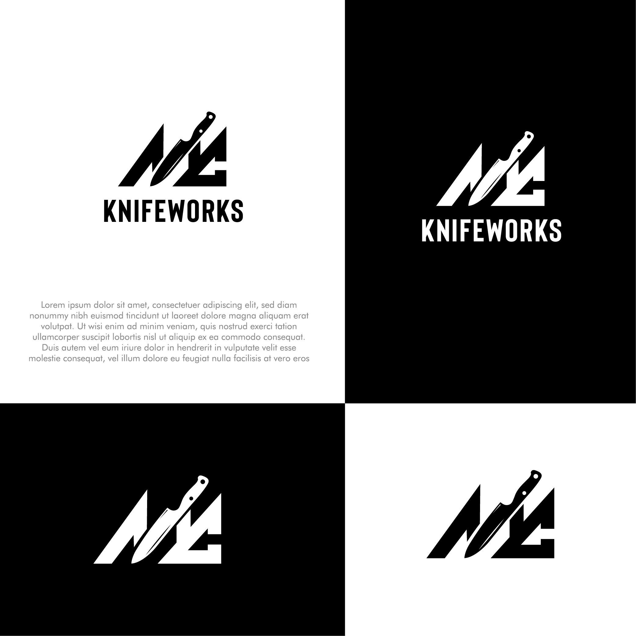 Logo Design by Graphixpointt for M.C. Knifeworks | Design #31533433