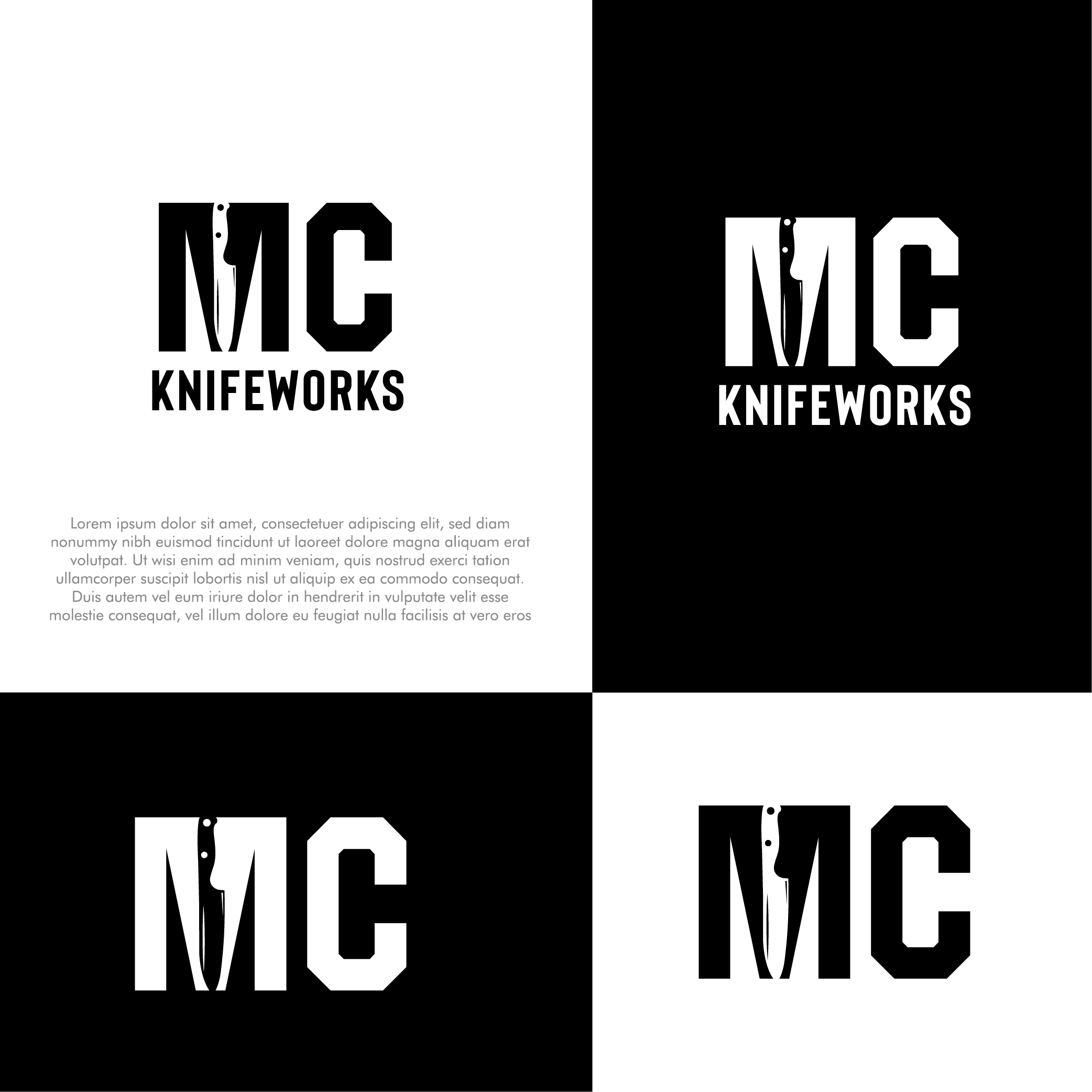 Logo Design by Innovative Graphix for M.C. Knifeworks | Design #31527335