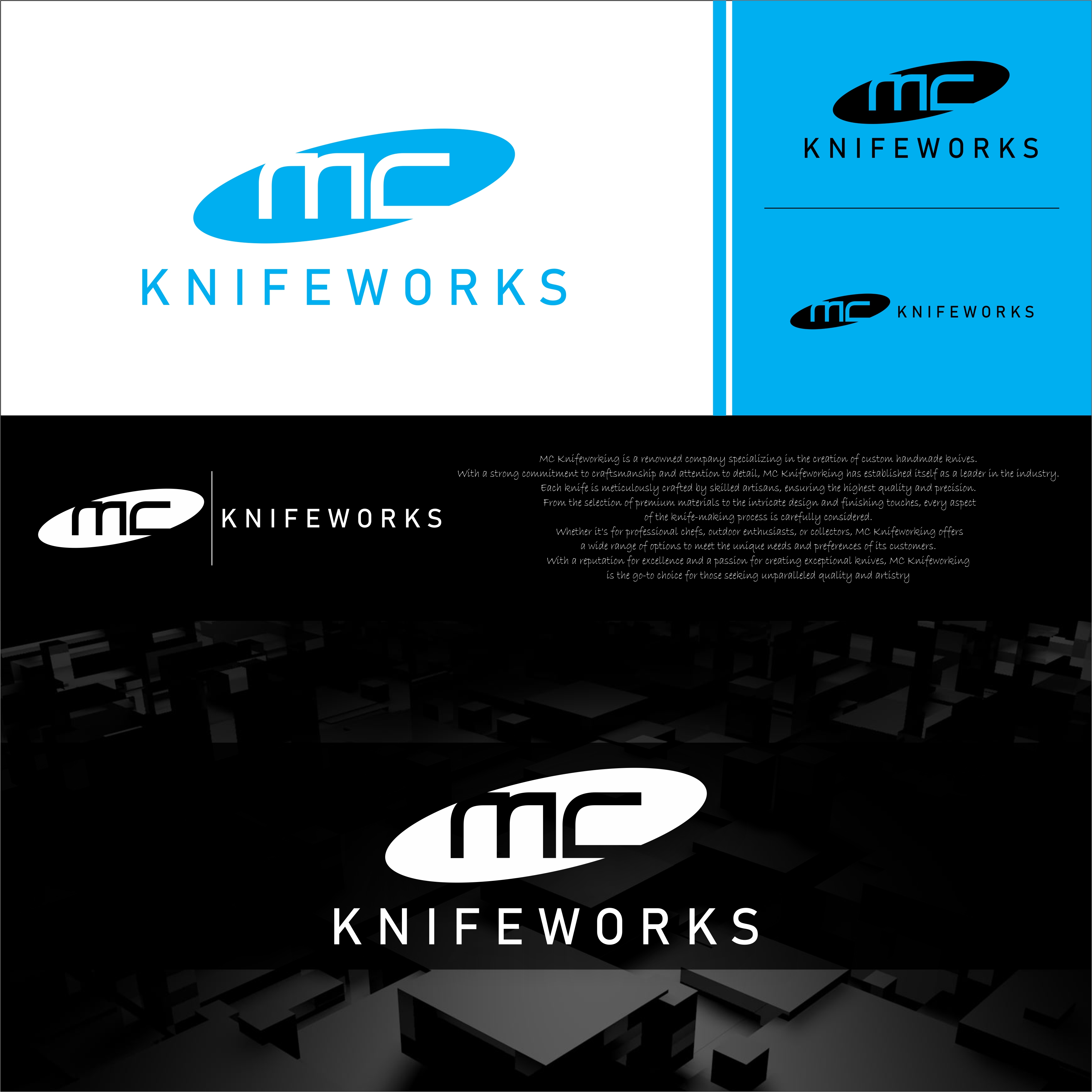 Logo Design by BLINDMOON for M.C. Knifeworks | Design #31587759