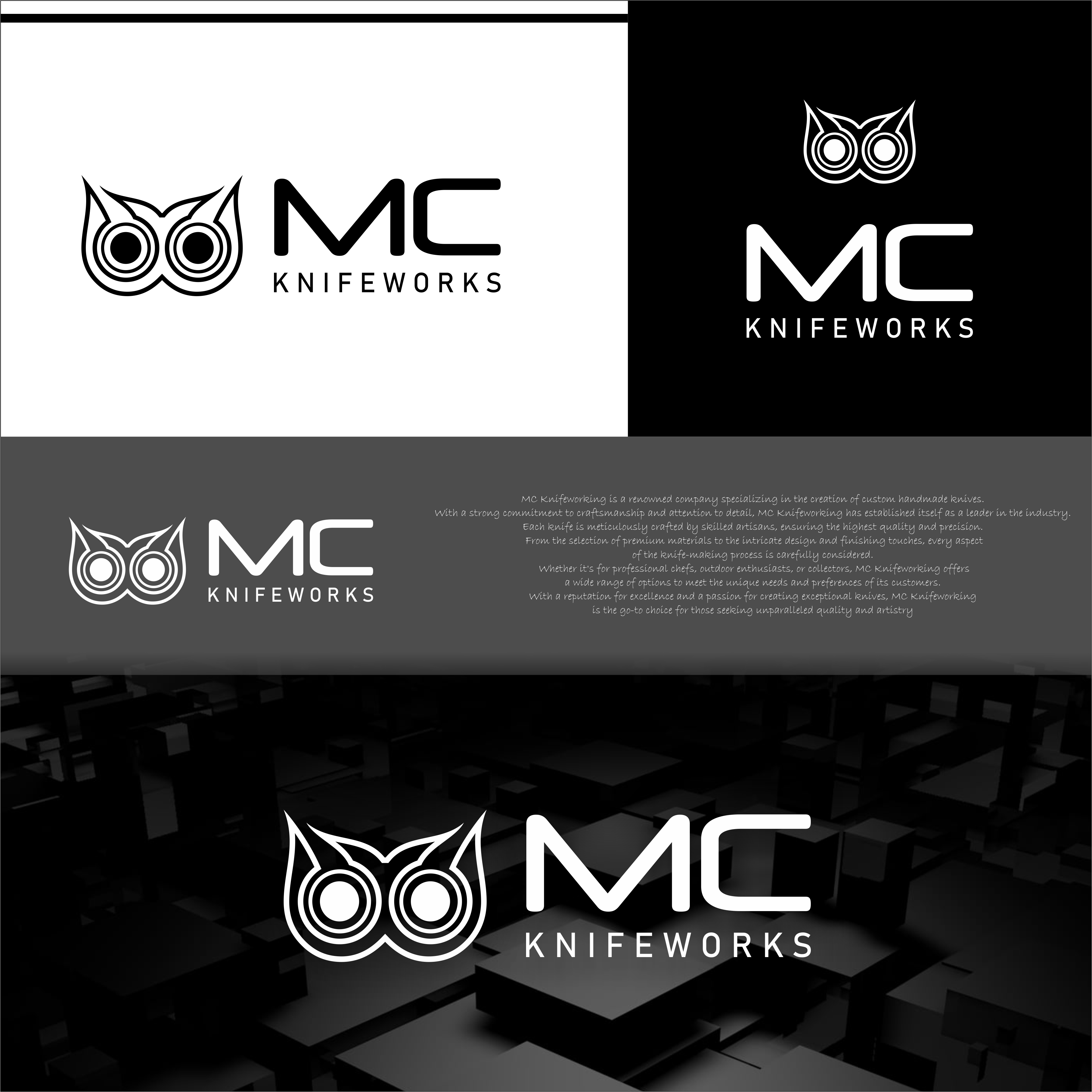 Logo Design by BLINDMOON for M.C. Knifeworks | Design #31587761