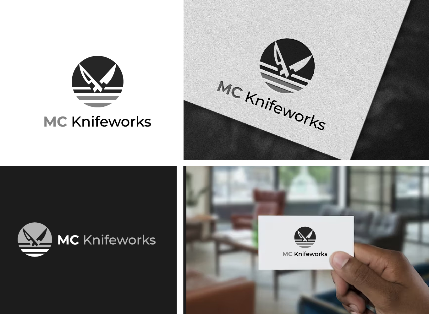 Logo Design by KhushiPatel for M.C. Knifeworks | Design #31572575