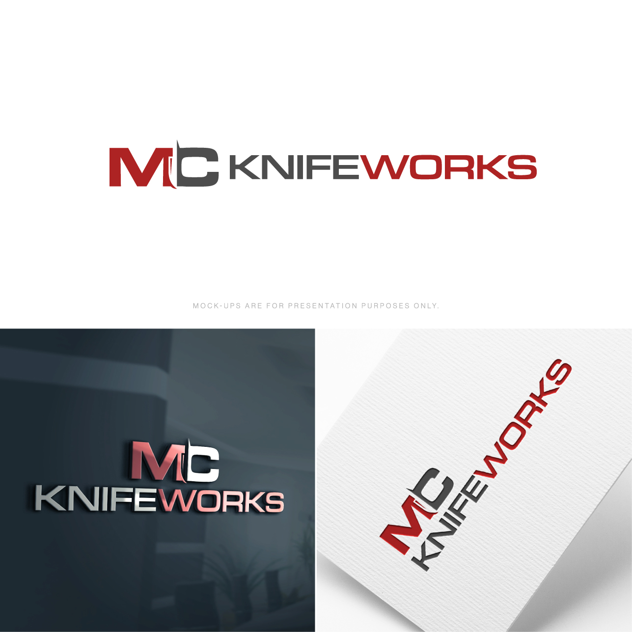 Diseño de Logo por The Lion Studios para M.C. Knifeworks | Diseño #31529139