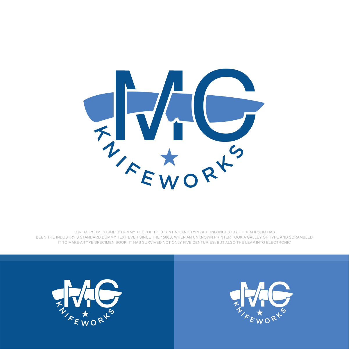 Logo Design by fly  design for M.C. Knifeworks | Design #31542480