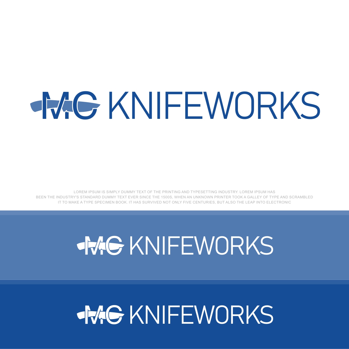 Logo Design by fly  design for M.C. Knifeworks | Design #31542483
